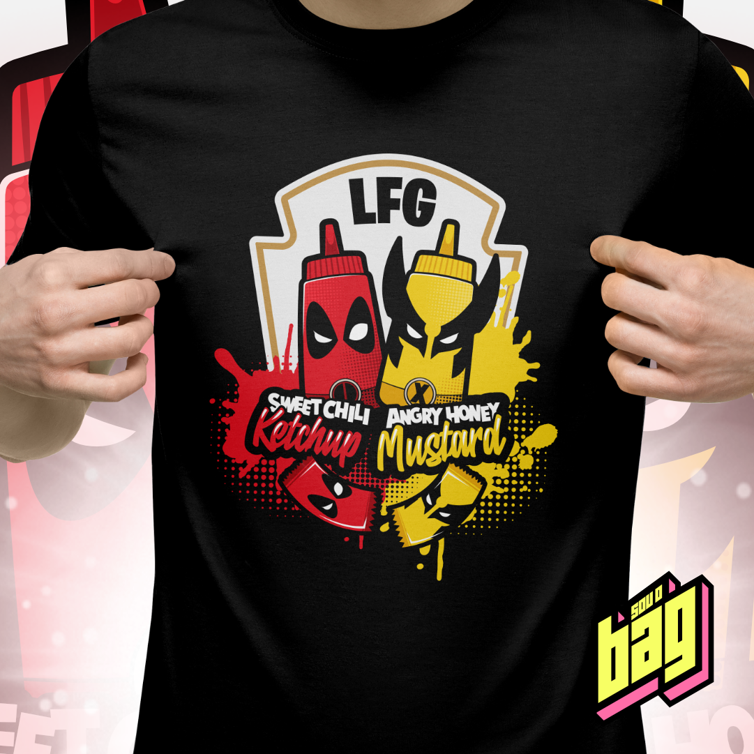 Camiseta Ketchup e Mostarda