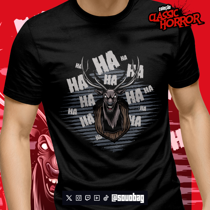Camiseta Cervo Possuído - Coleção Classic Horror