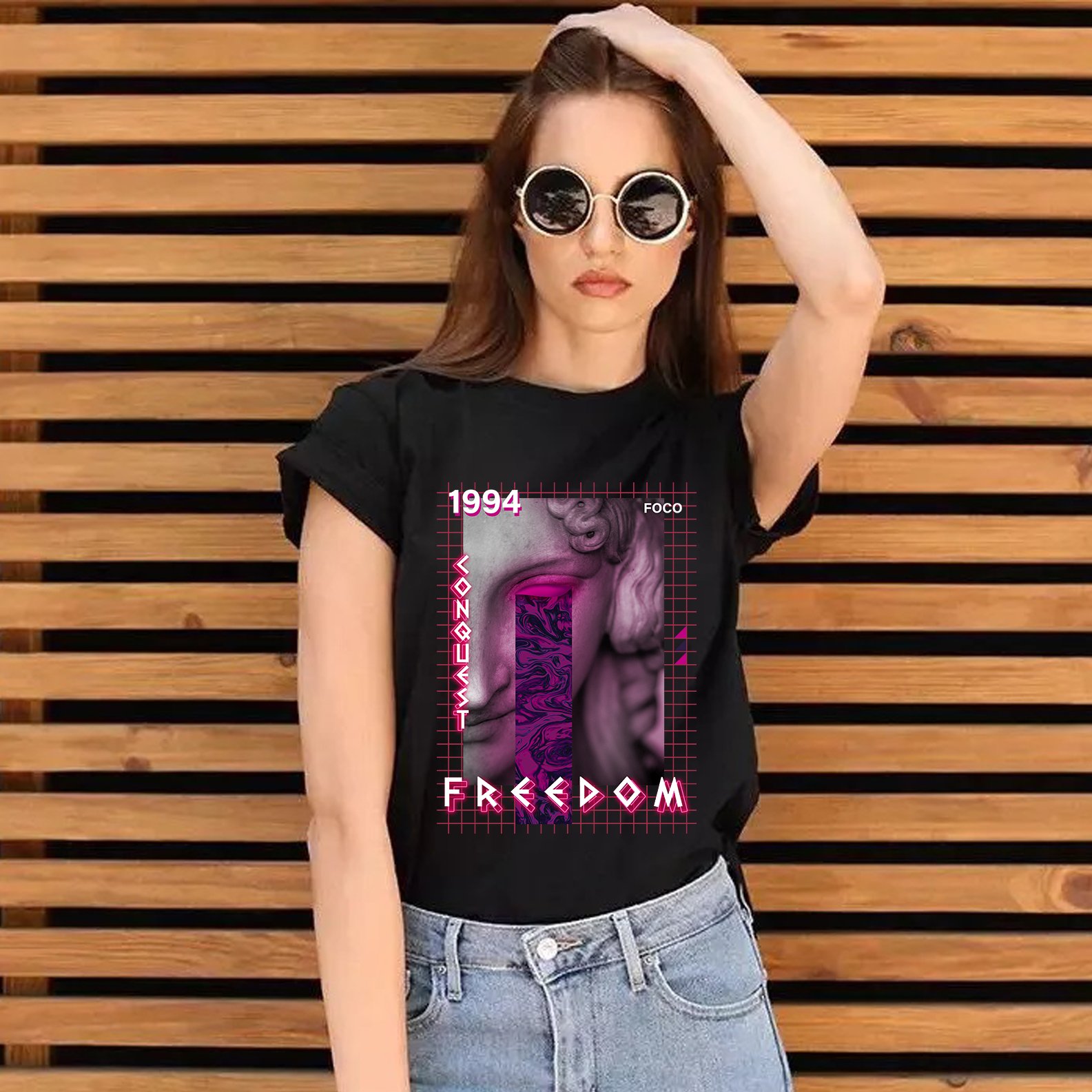 T-shirt Freedom femenina
