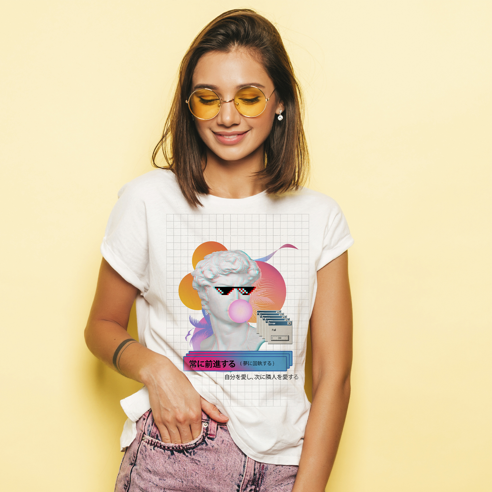 T-shit feminina - de boas