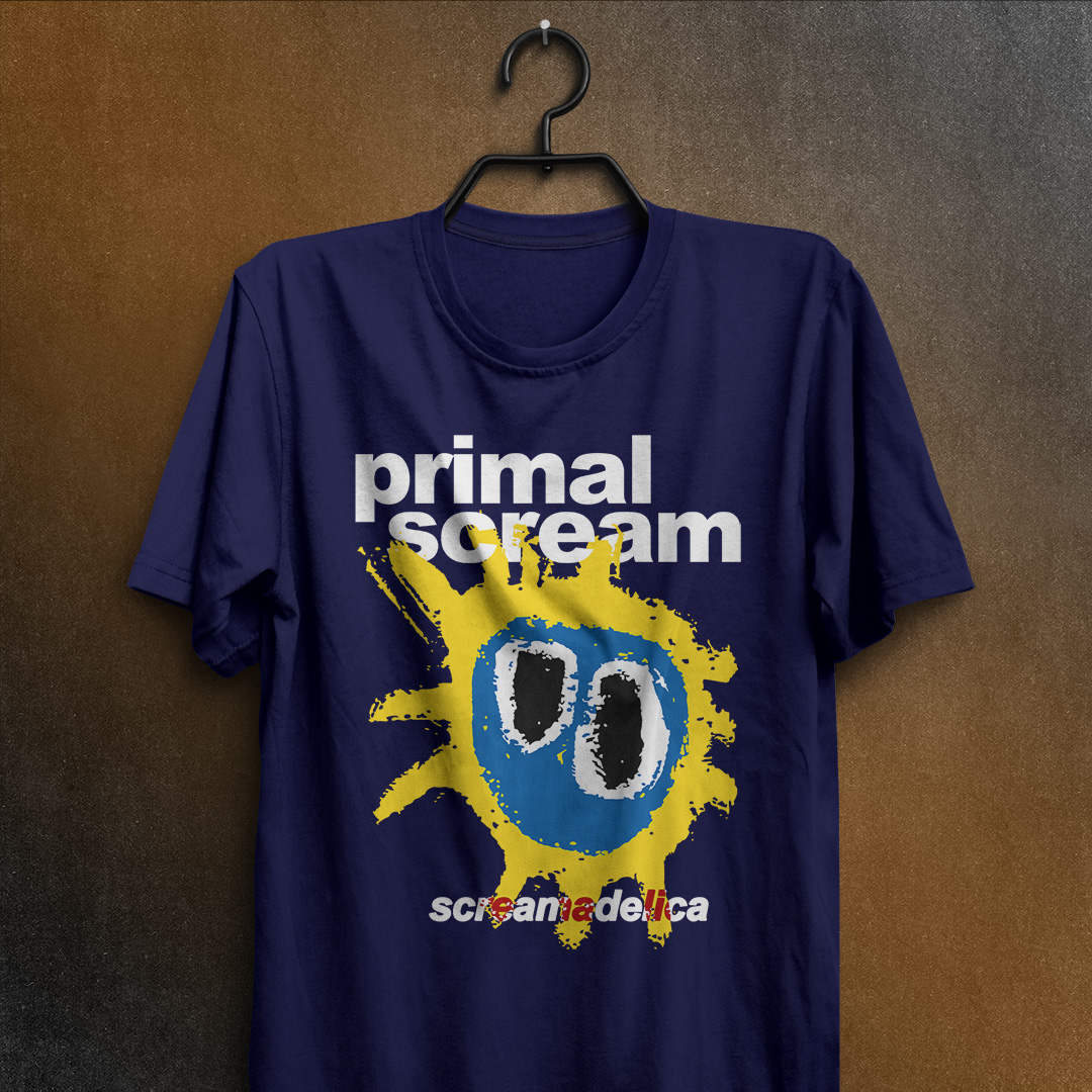T-Shirt Quality Camiseta Primal Scream - Screamadelica em RWD Store