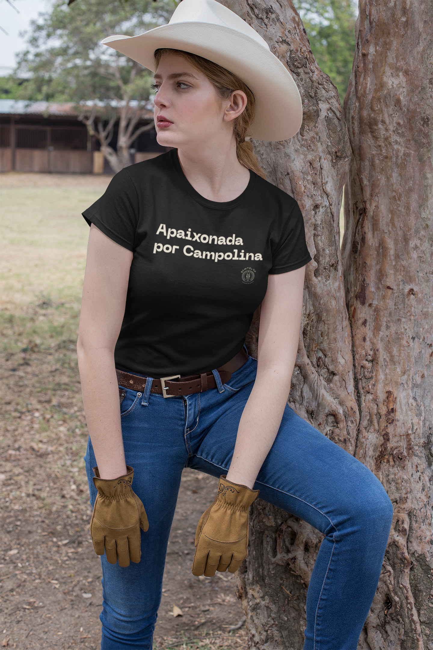 Camiseta Apaixonada baby long feminina