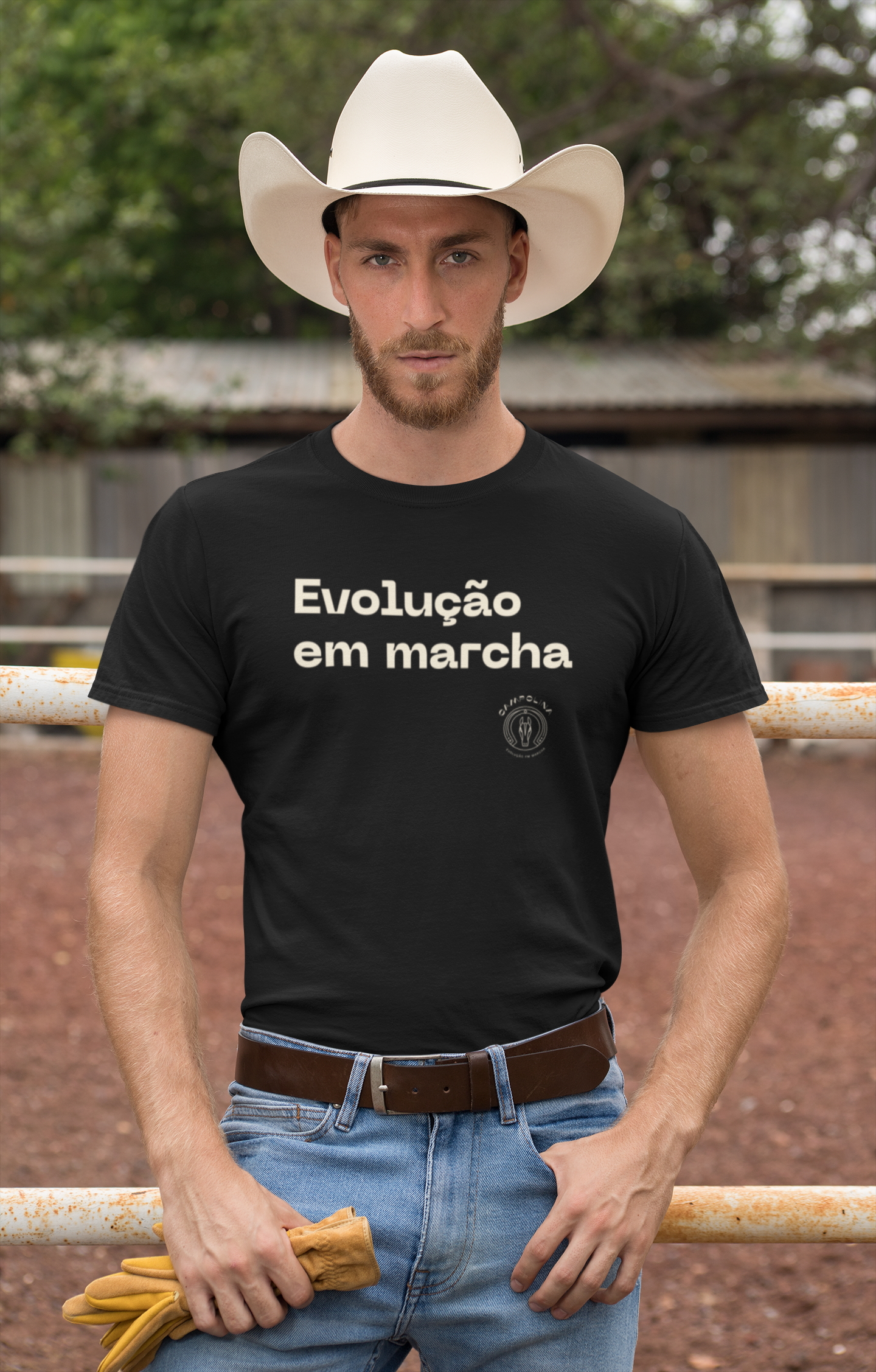 Camiseta Evolução masculina