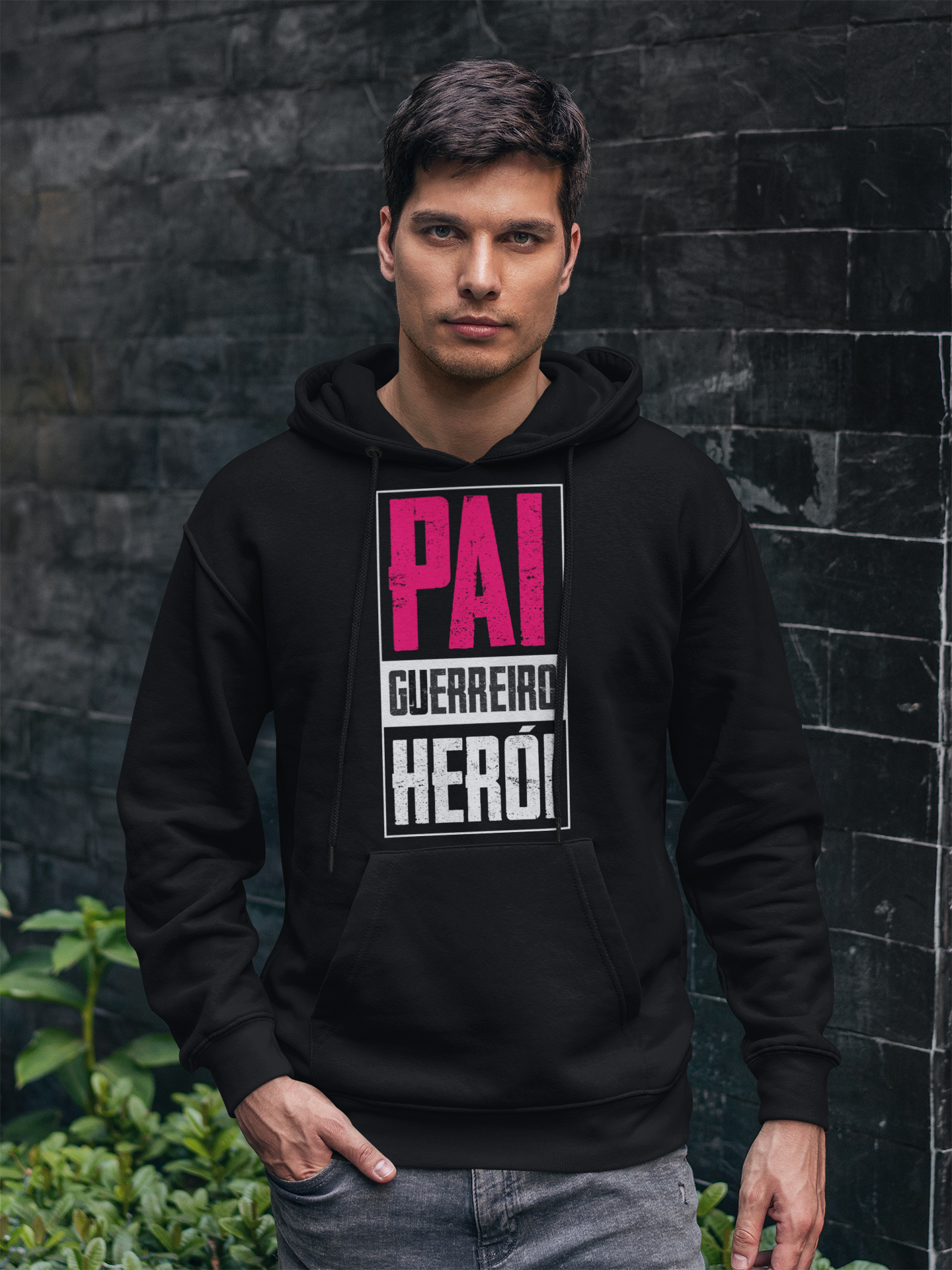 MOLETOM CANGURU PAI GUERREIRO HERÓI EDIÇÃO LIMITADA
