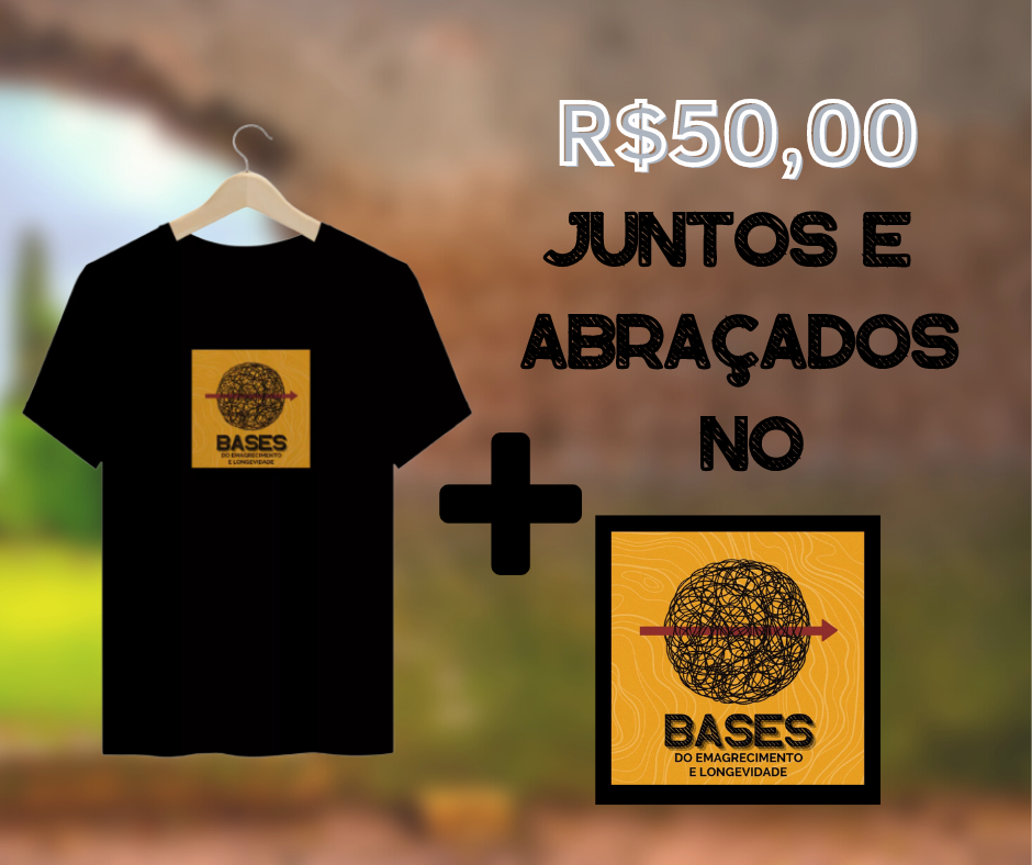Camiseta Bases - Modelo 03 + Juntos e Abraçados (R$ 50,00)