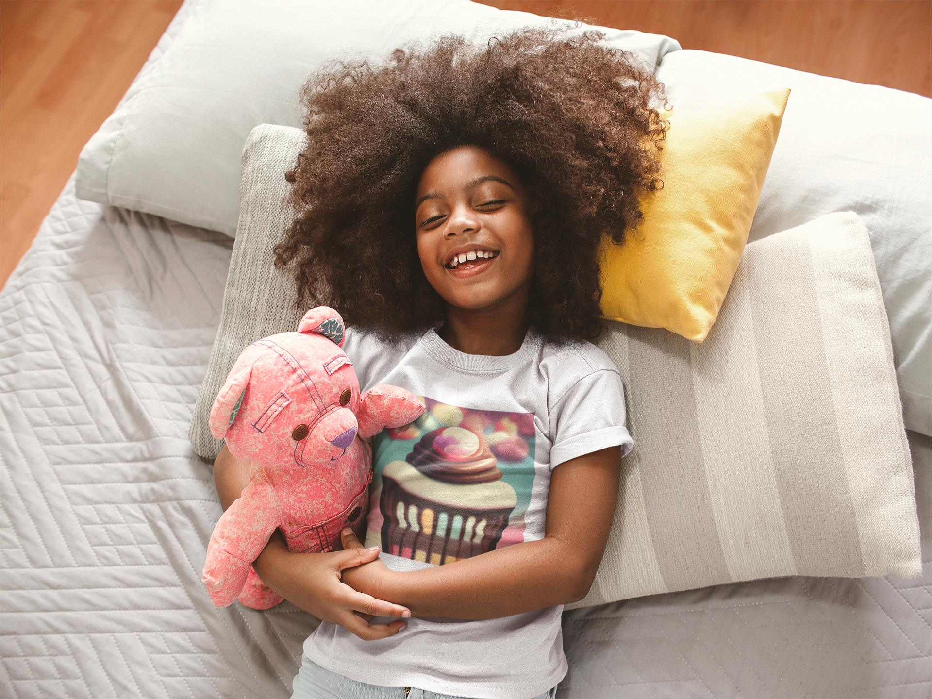 Camiseta Infantil Cupcake 4