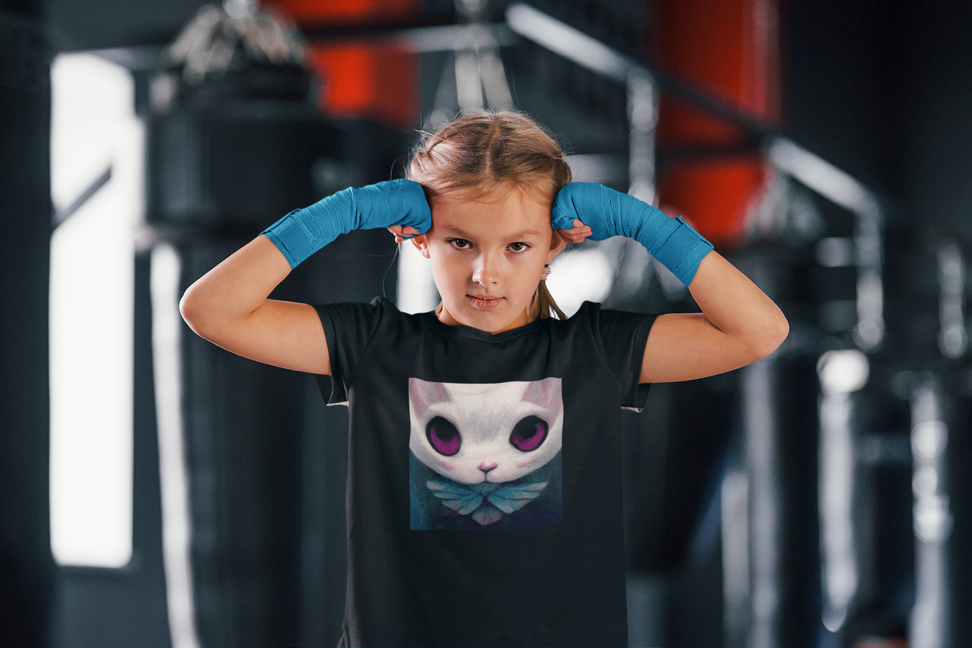 Camiseta Infantil Gatinho