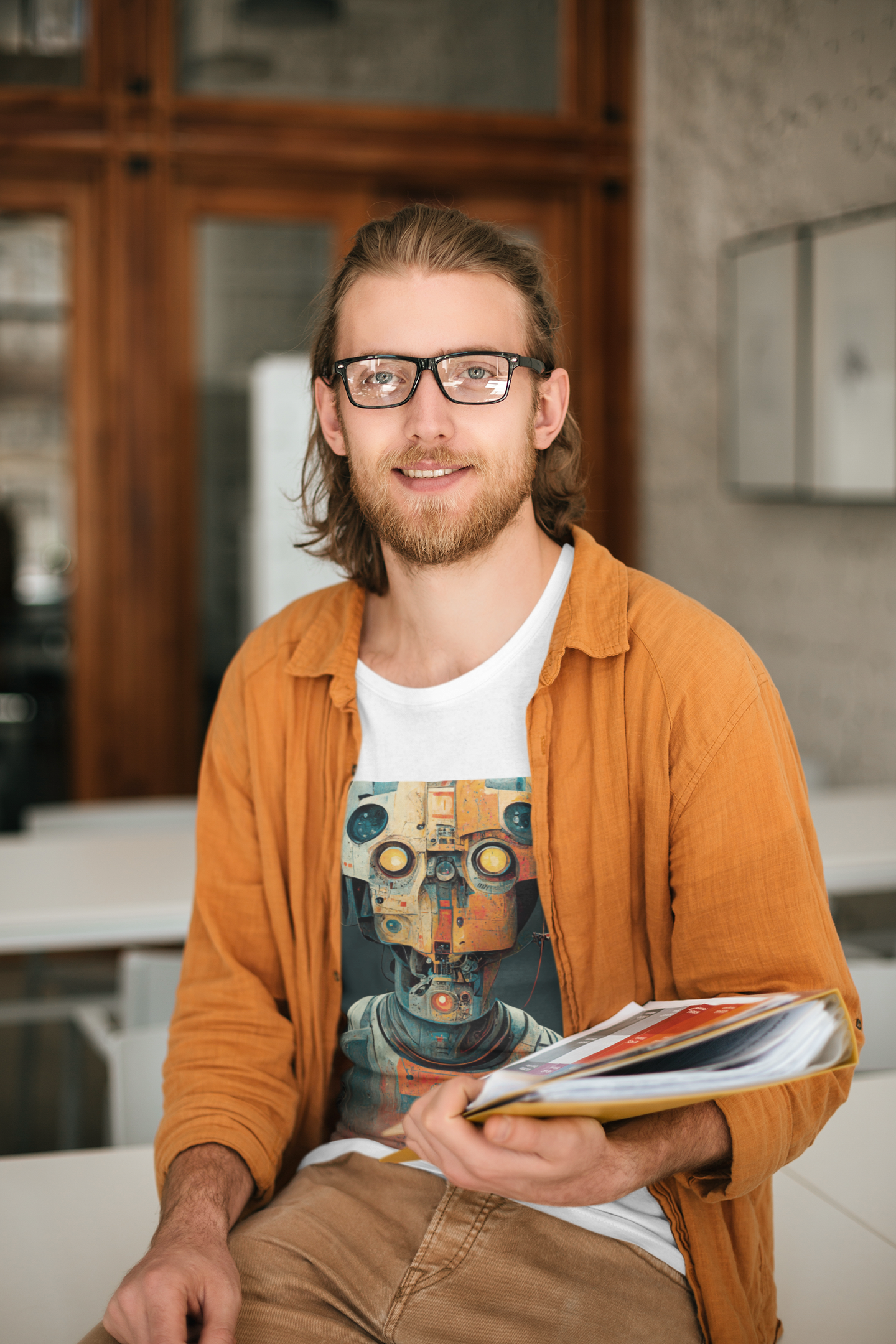 Camiseta Masculina Robô
