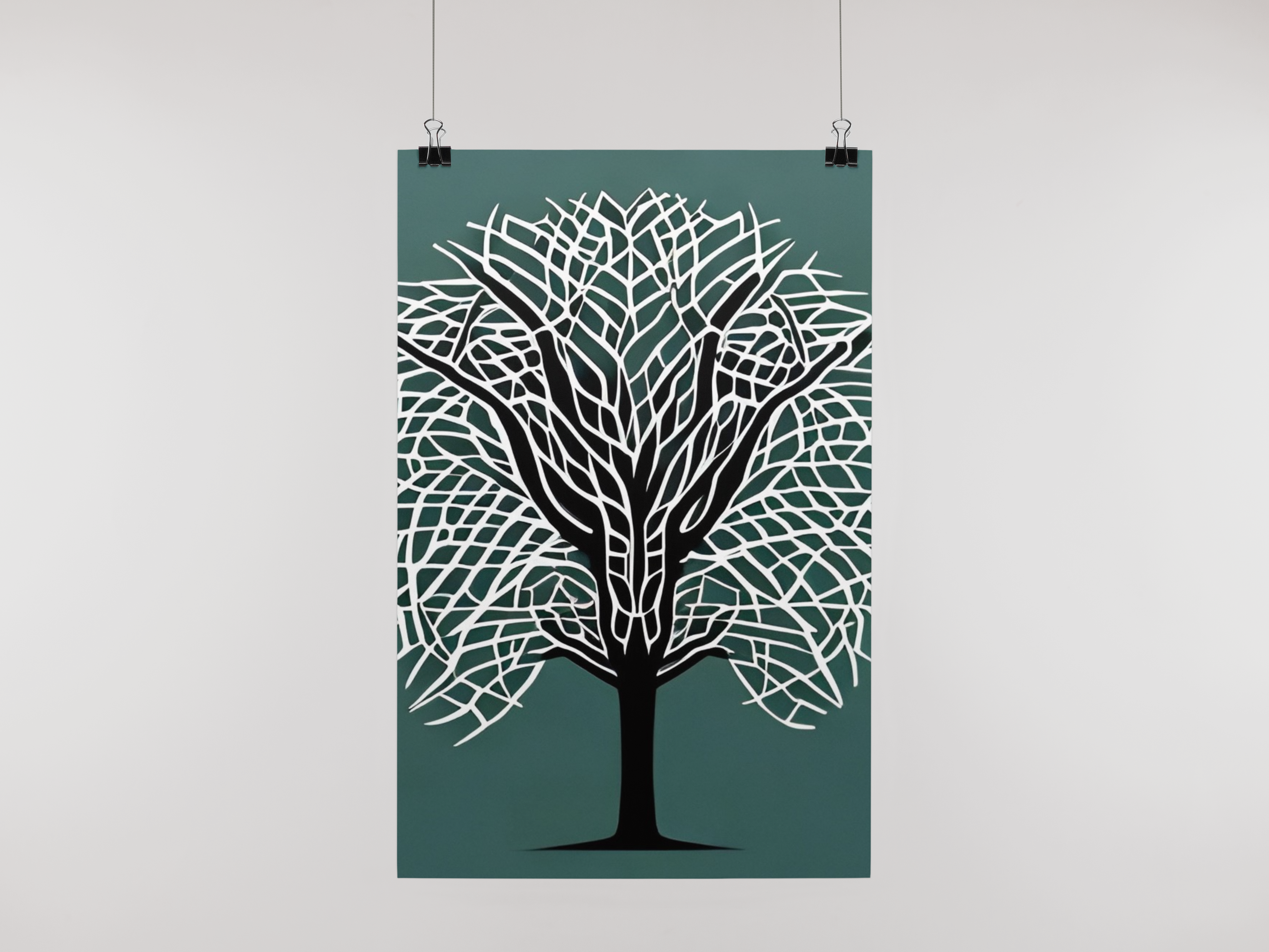 Poster Arvore Tribal 4