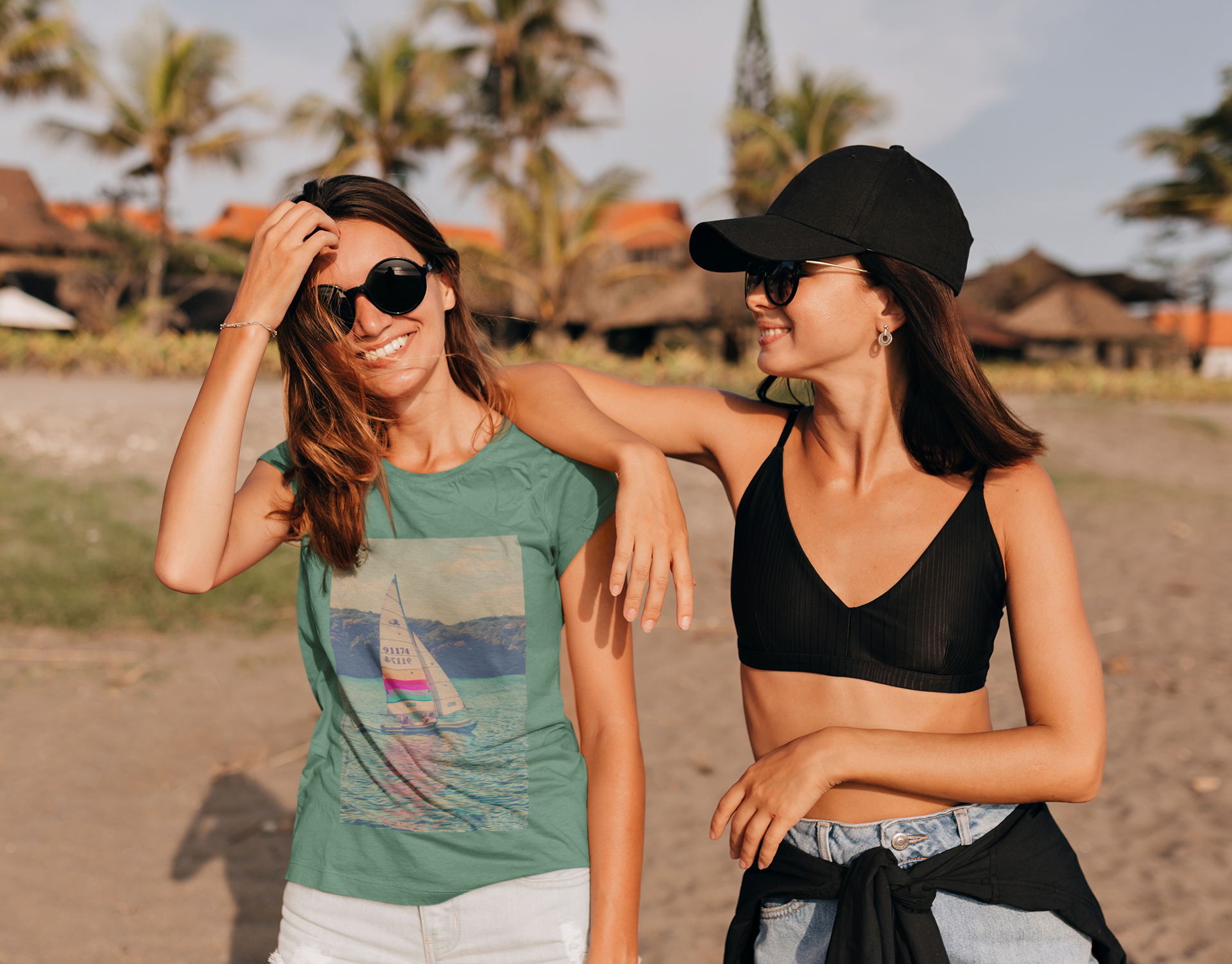 Camiseta Baby Long Velejando