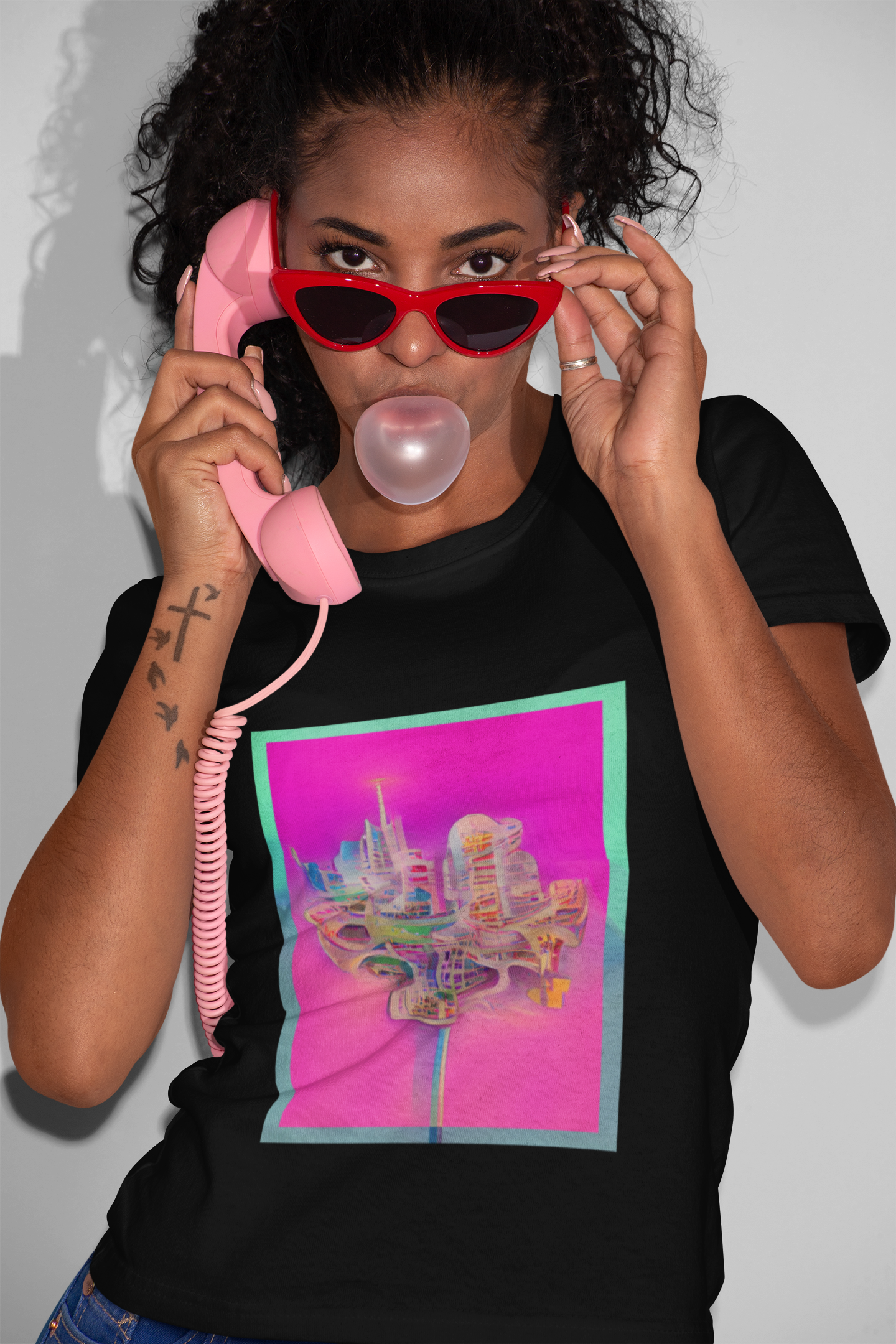 Camiseta Baby Long Cidade do Futuro