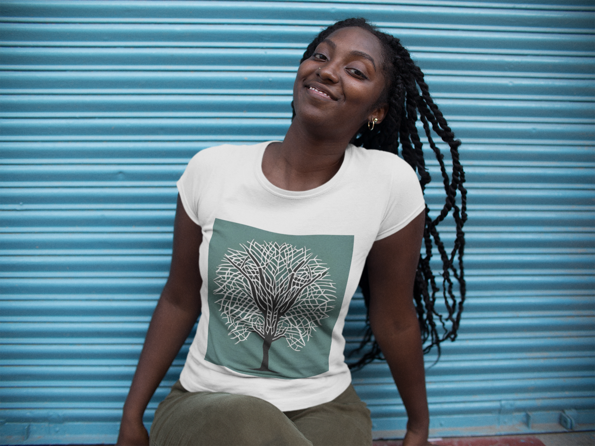 Camiseta Baby Long Arvore tribal 4