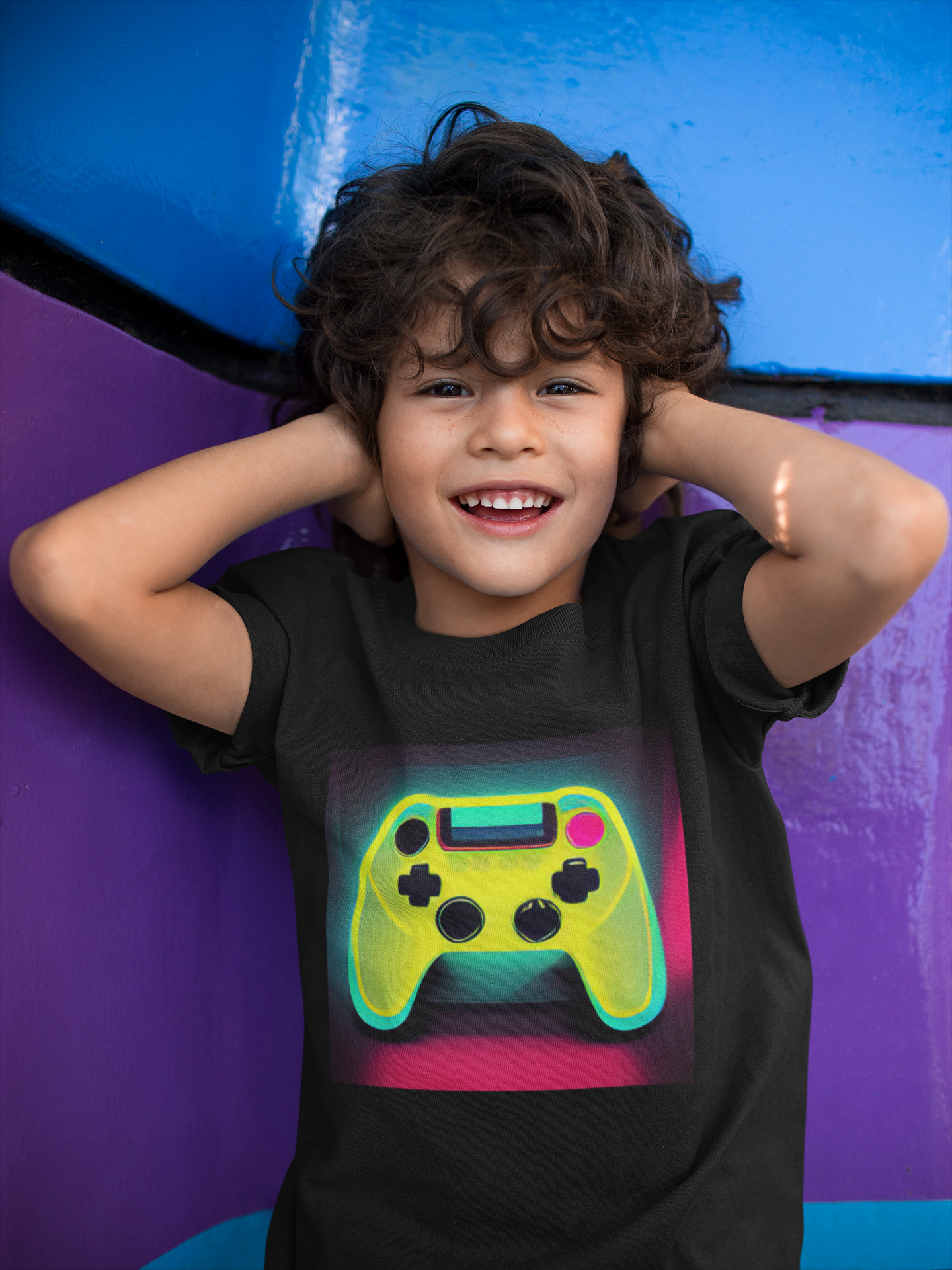 Camiseta Infantil joy stick 1