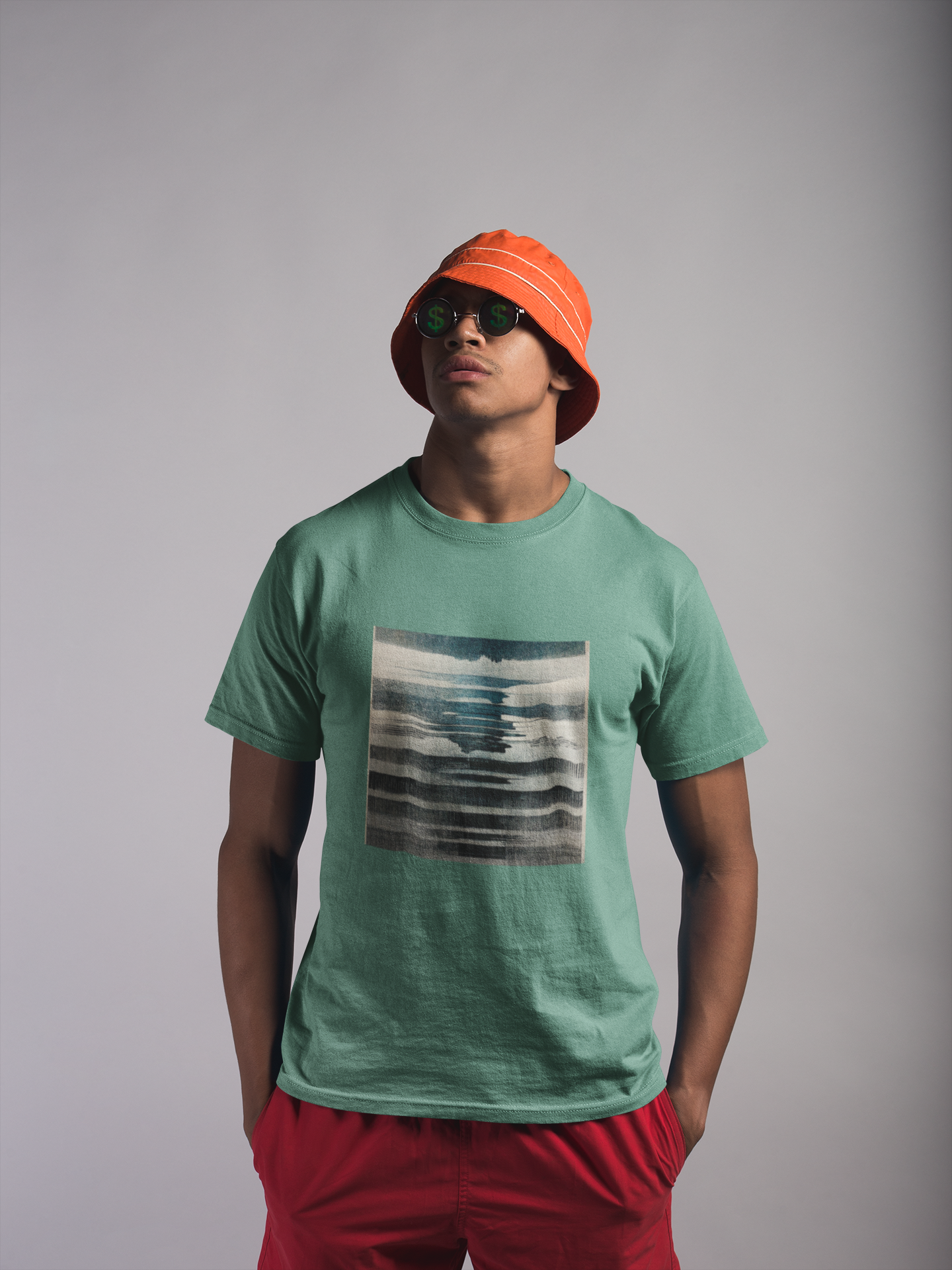 Camiseta Mar Abstrato