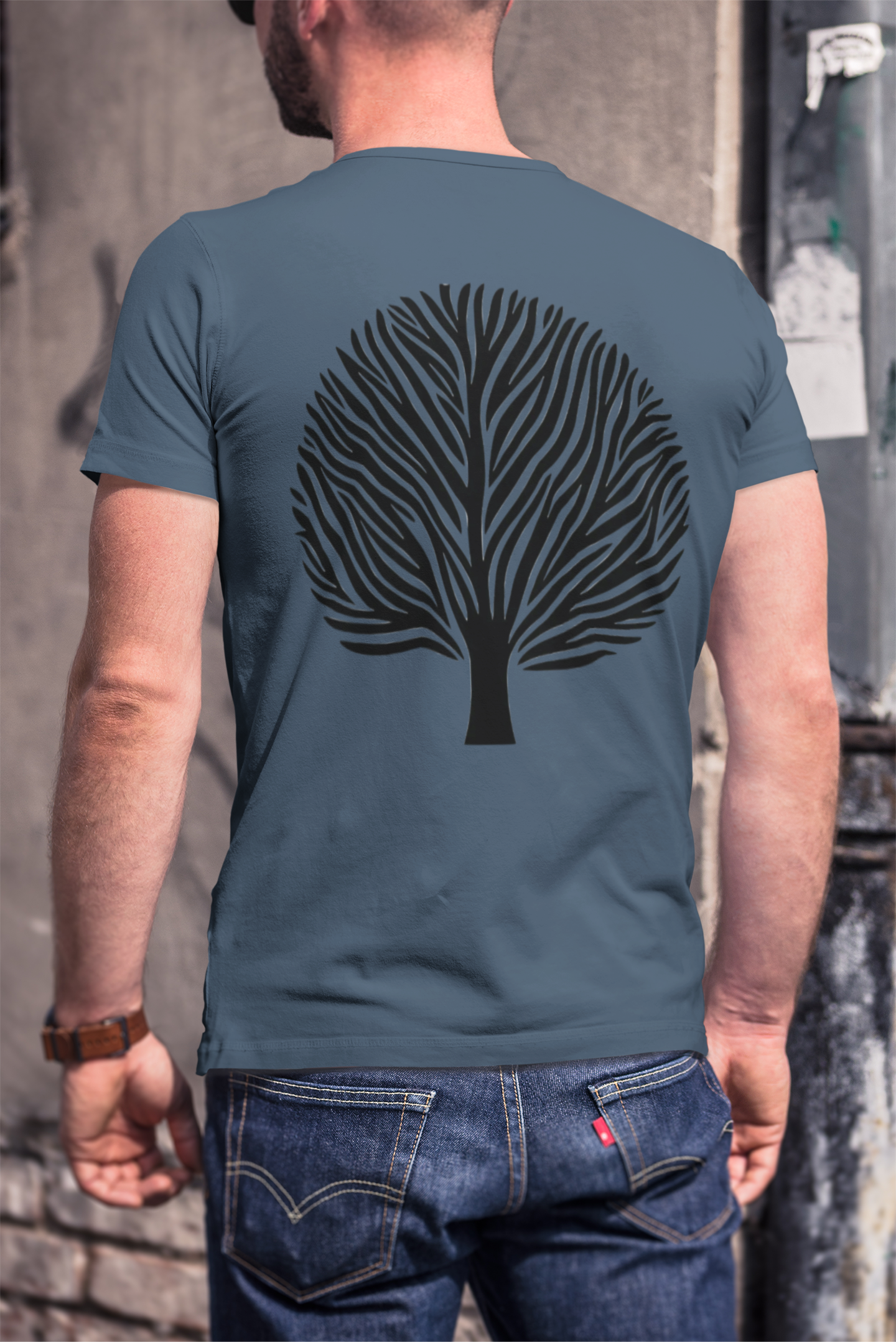 Camiseta Masculina Arvore Tribal 1