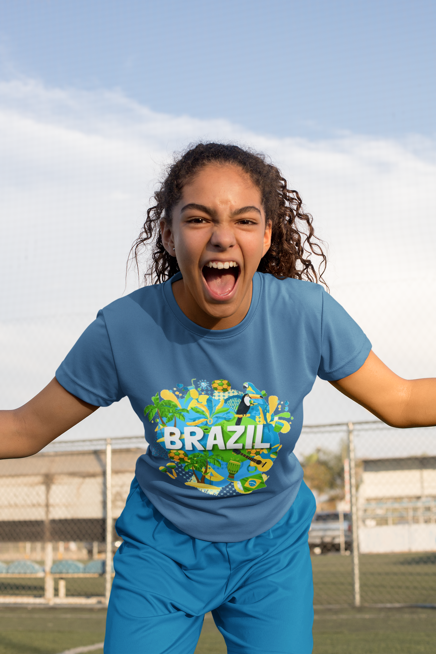 Camiseta Baby Long Brasil 8