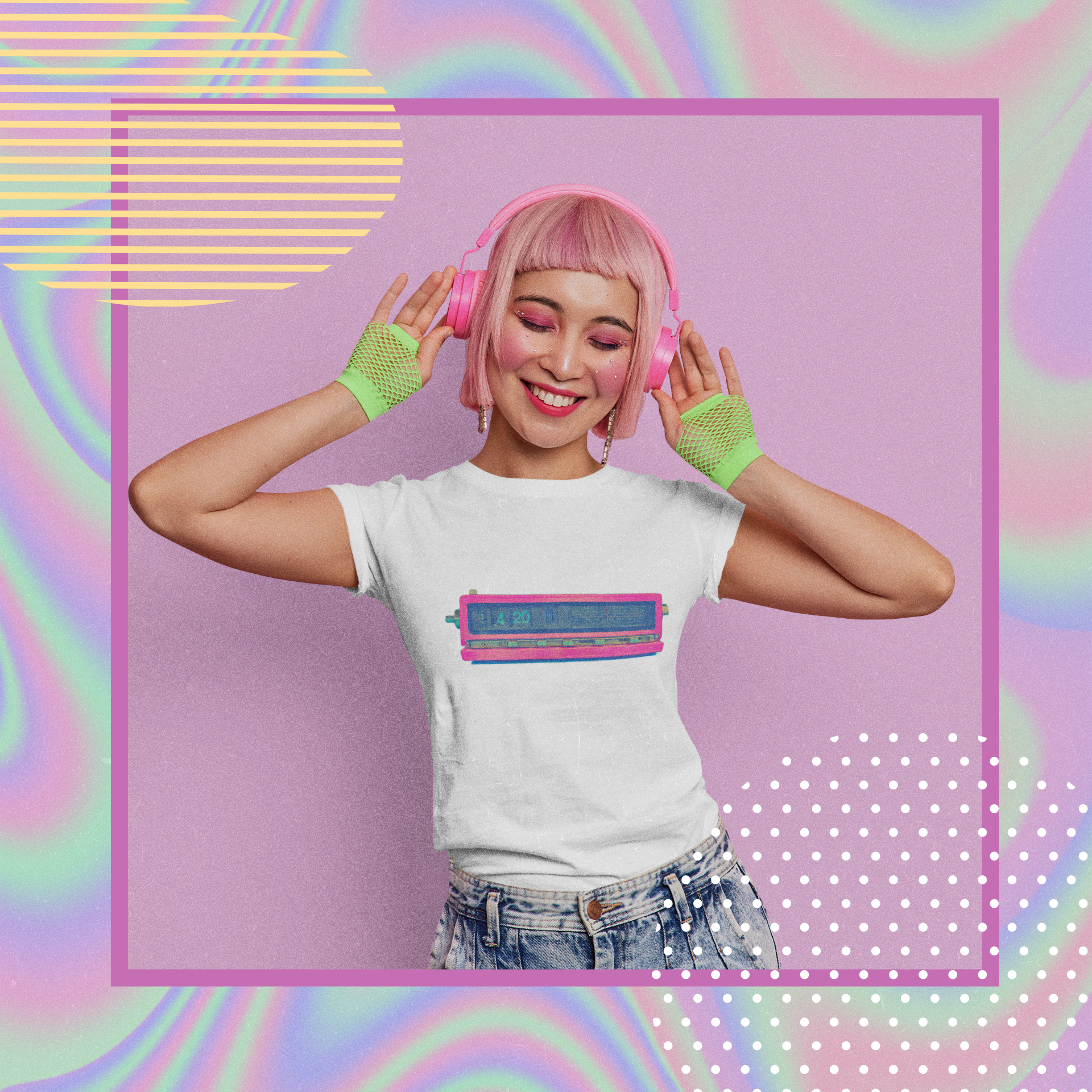 Camiseta Baby Long Radio