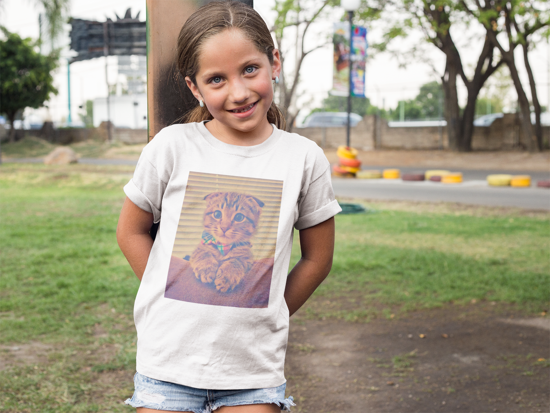 Camiseta Infantil Gatinho 2