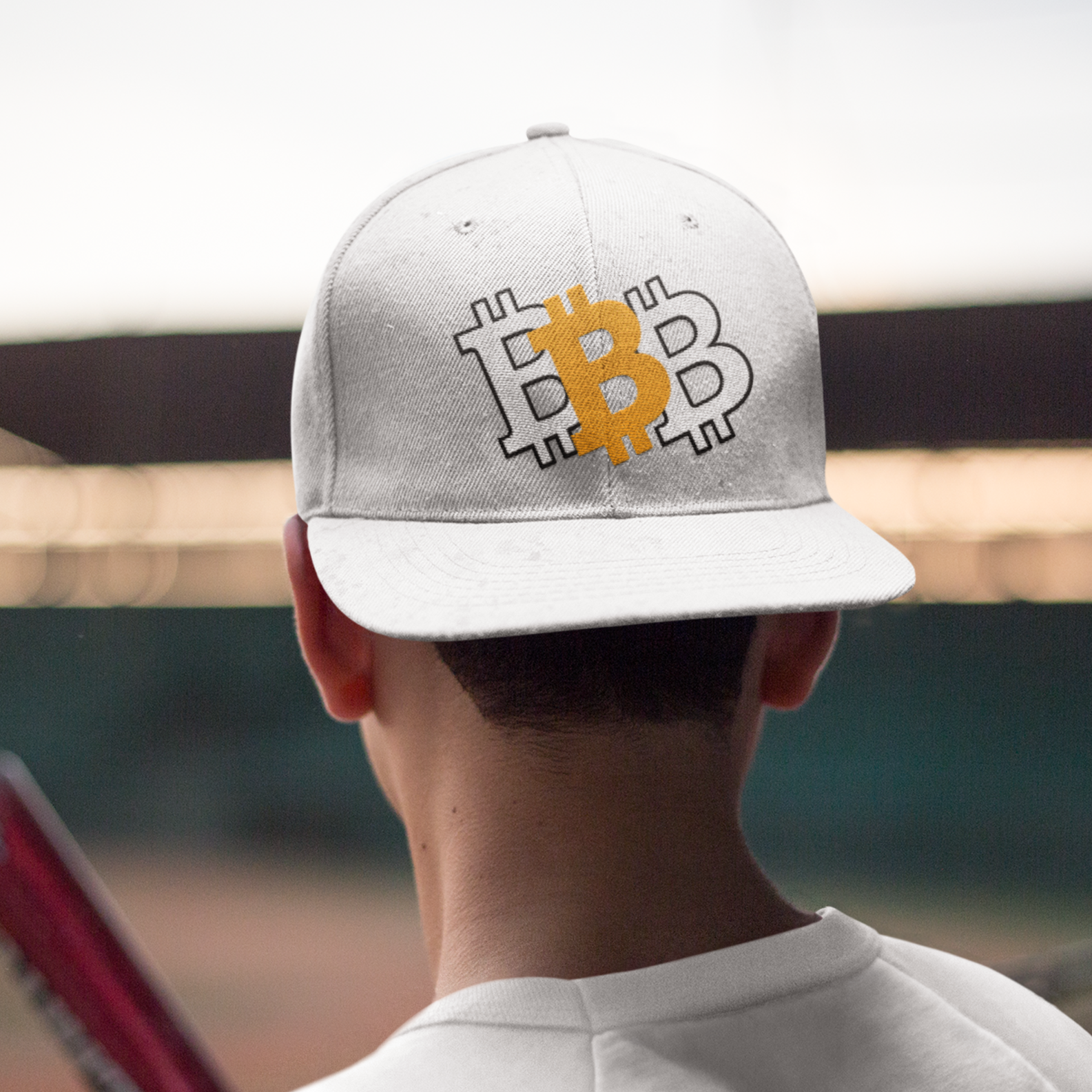 Nome do produto: Boné Three Bitcoin BTC017-BB