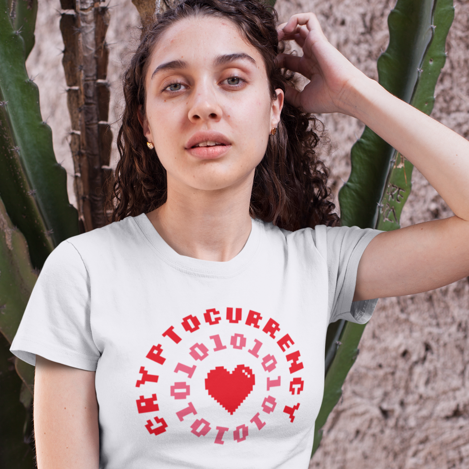 Nome do produto: Baby Look Crypto Binary CRY017 - BQ