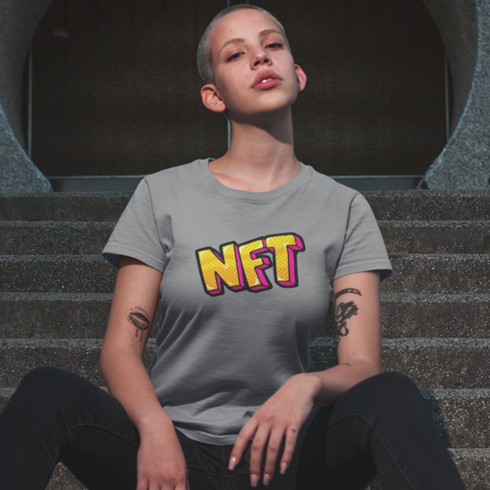 Nome do produto: Baby Look NFT Pop Art NFT002-BQ