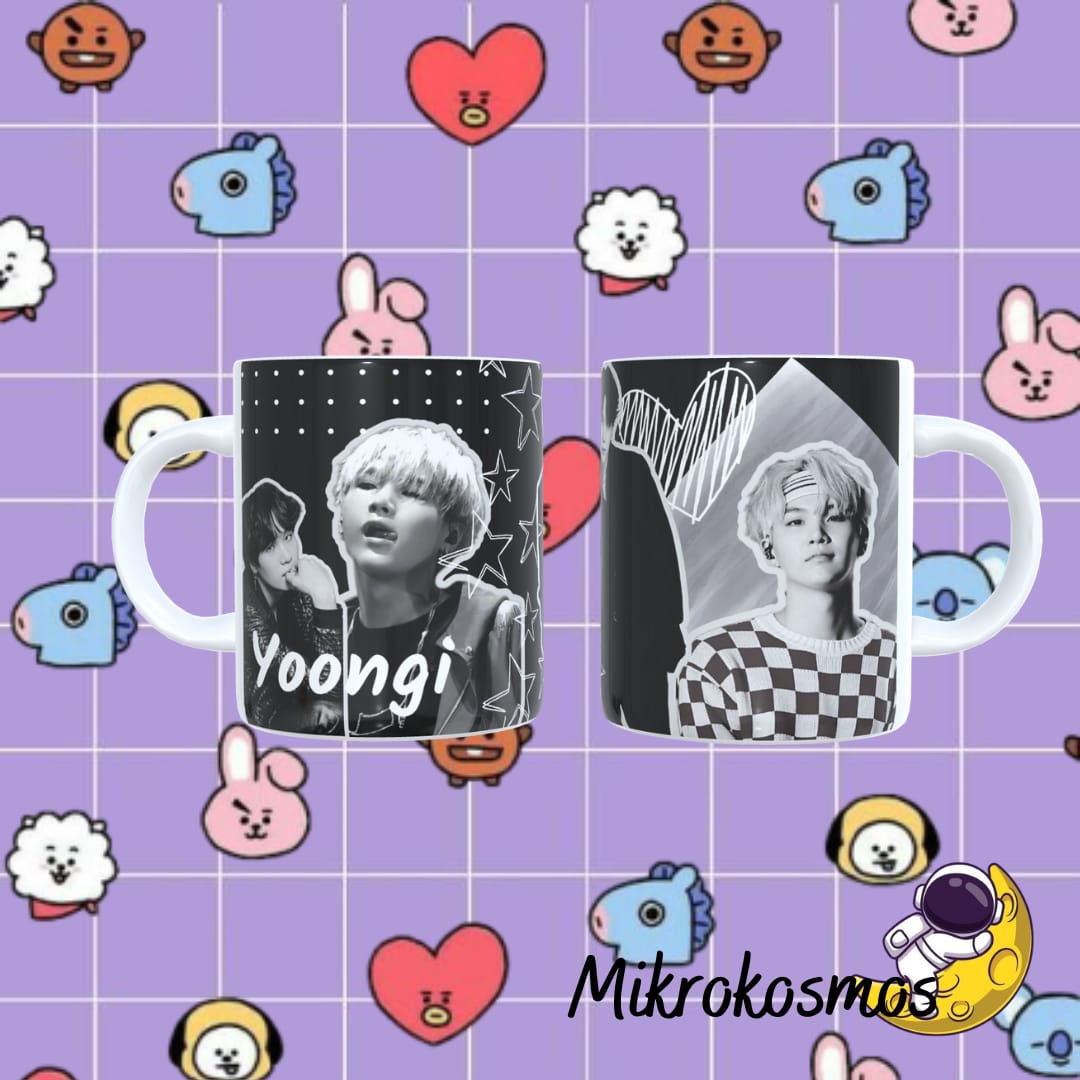 B&W Yoongi Mug