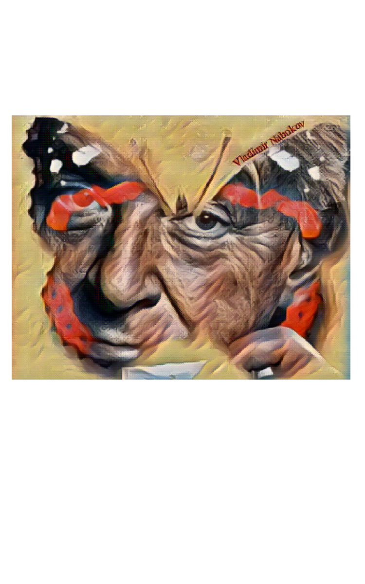 T Shirt Unissex Vladmir Nabokov