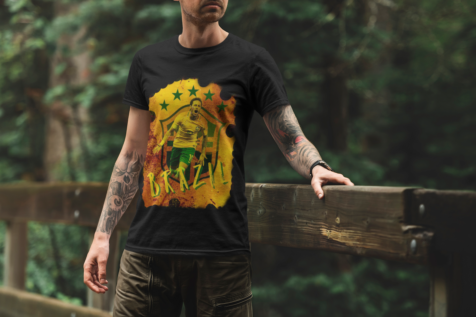 Nome do produto  Camisa Masculina - Personalizada Neymar