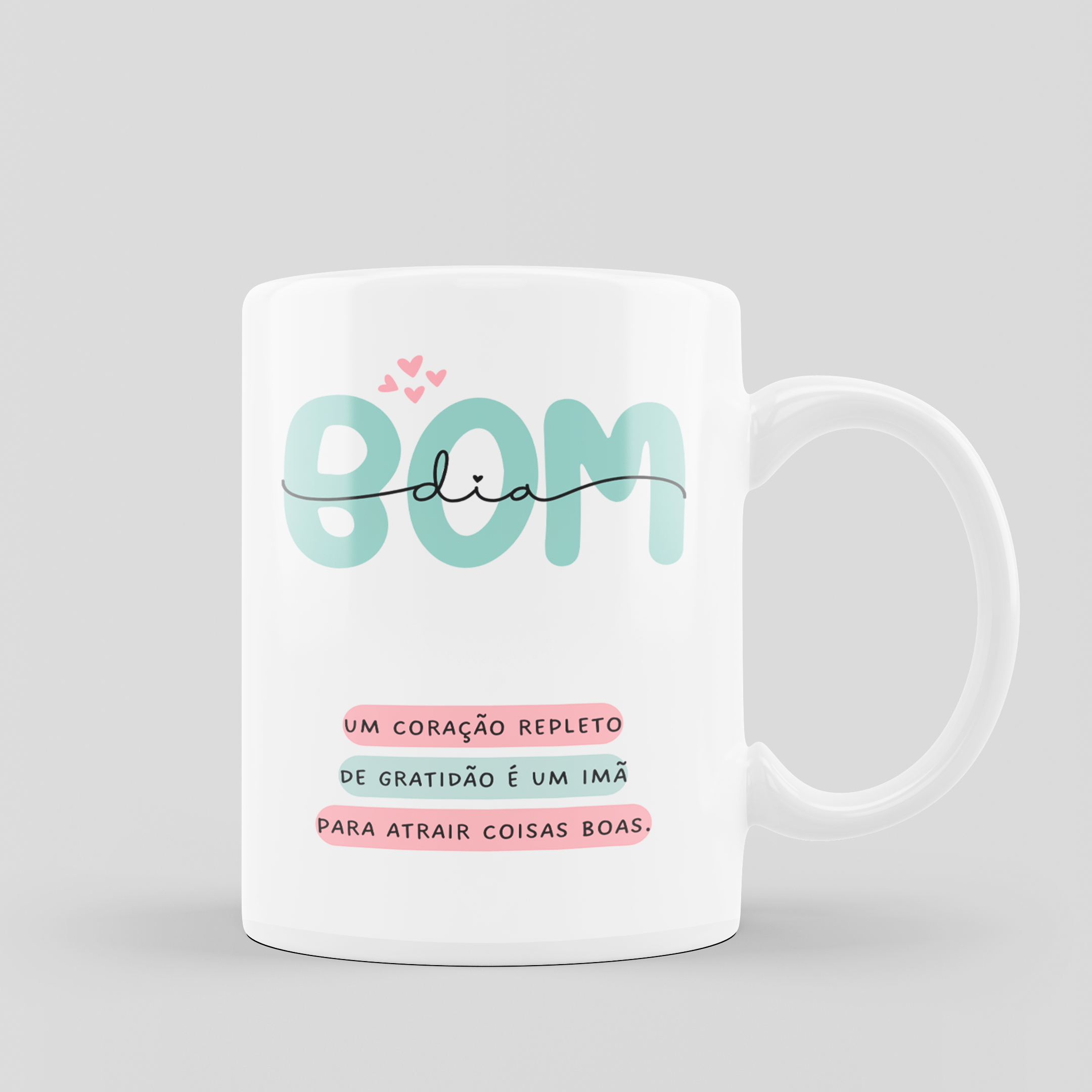 Caneca Frase Bom Dia