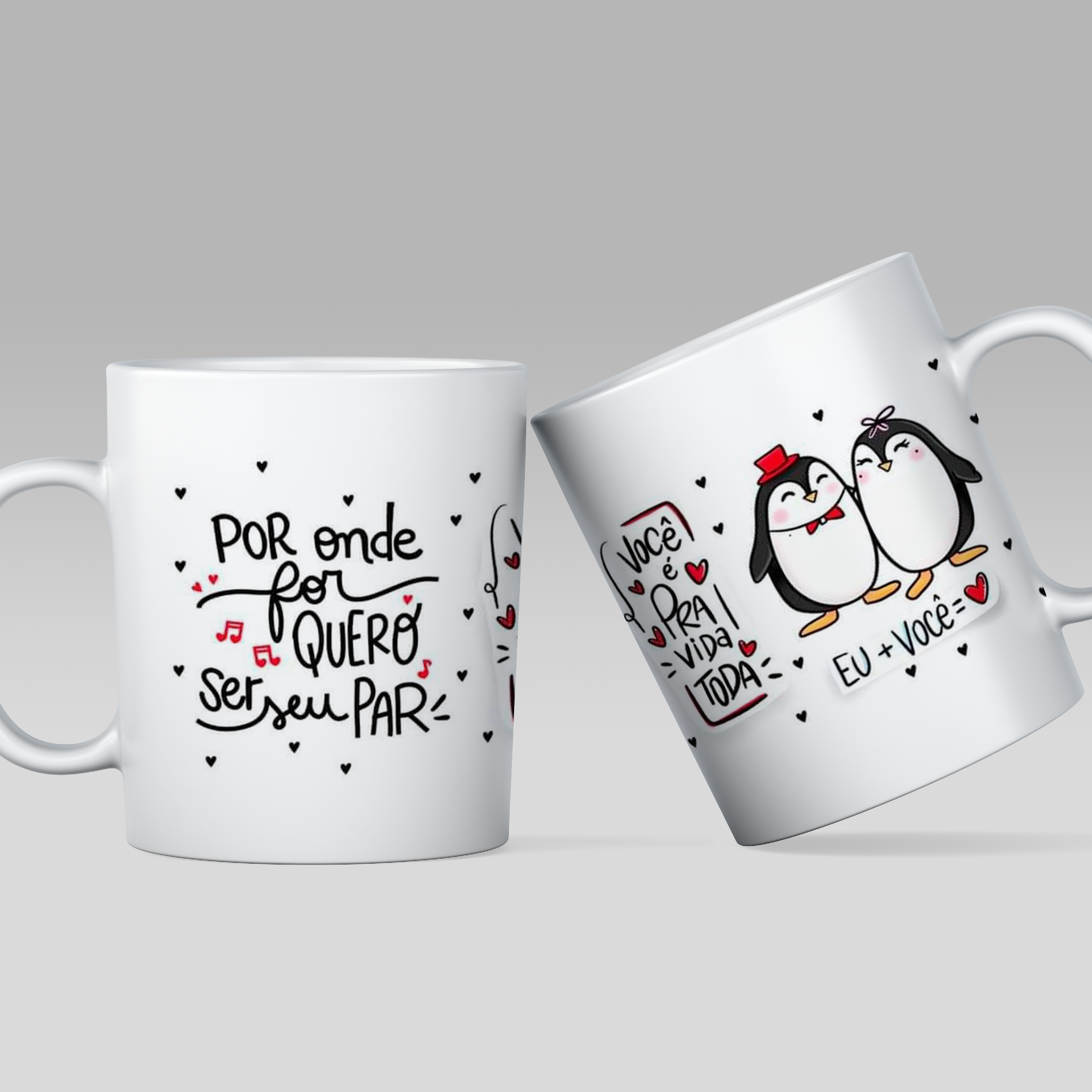 Caneca Eu + Você Pinguim