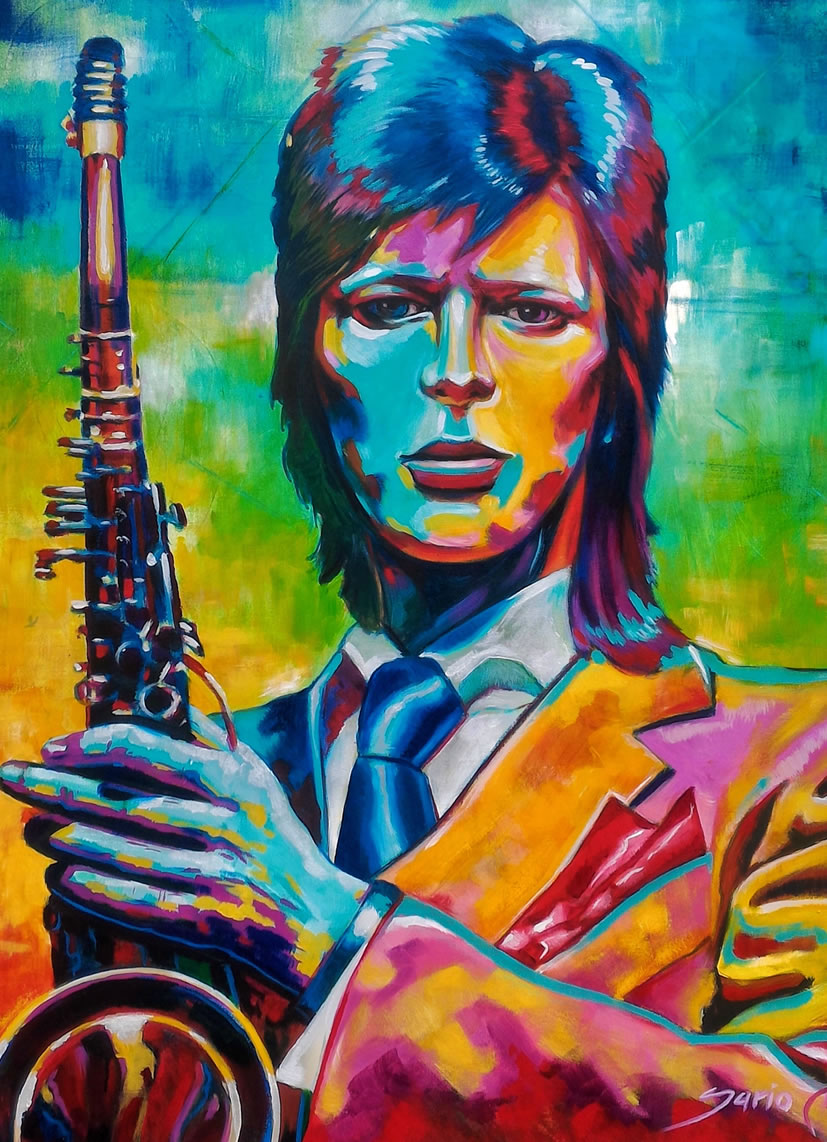 Print / Poster David Bowie por Dario Correia