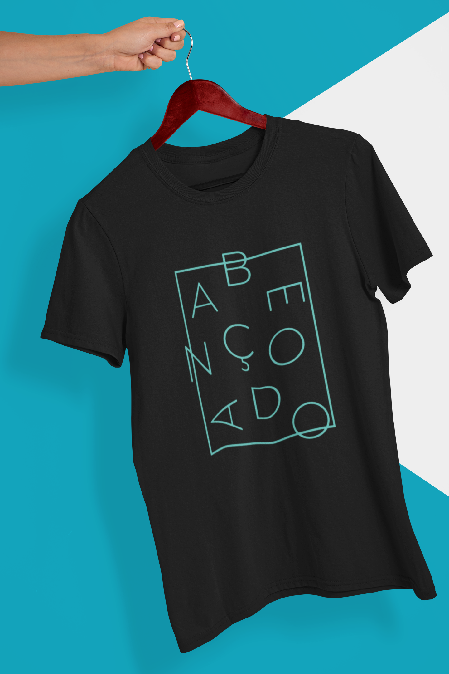 T-shirt Unissex - Abençoado