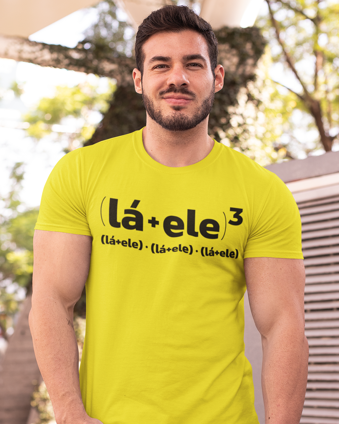 LÁ ELE³ (FONTE PRETA) - MASCULINA