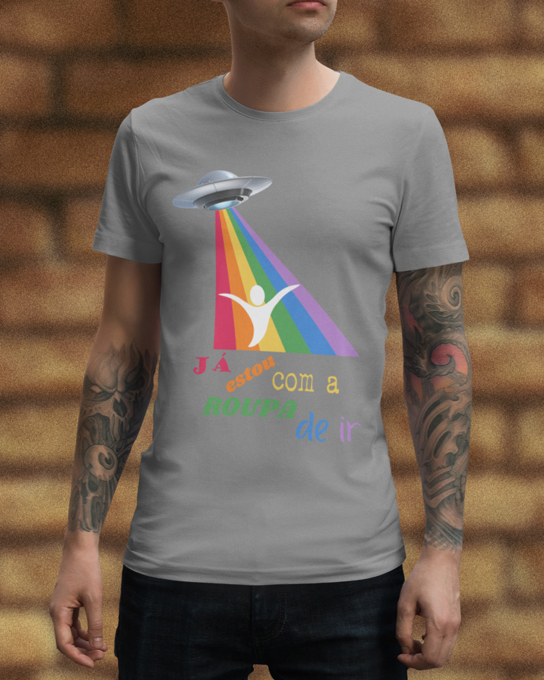 Camiseta Estonada - Já estou com a roupa de ir