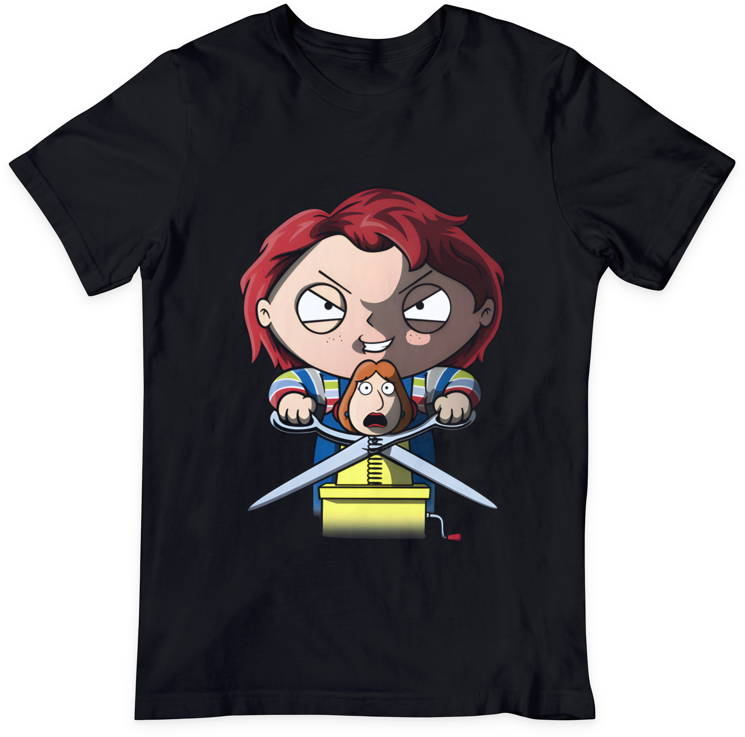 Camiseta Unissex Stewie Griffin Chucky