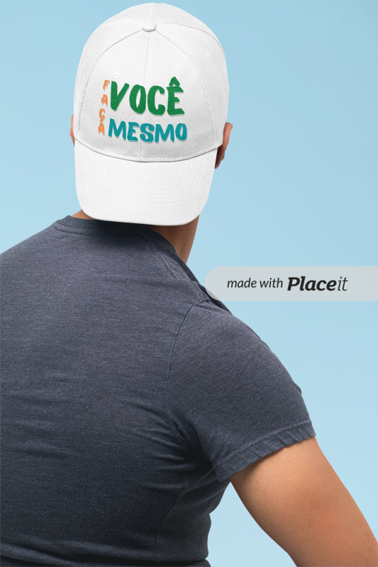 BONÉ AMERICANO COM TELA - FAÇA VOCÊ MESMO