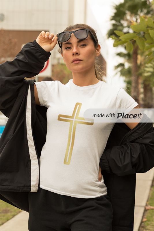 CAMISA BABY LONG - CRUZ DOURADA