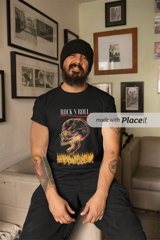 CAMISETA ROCK N ROLL