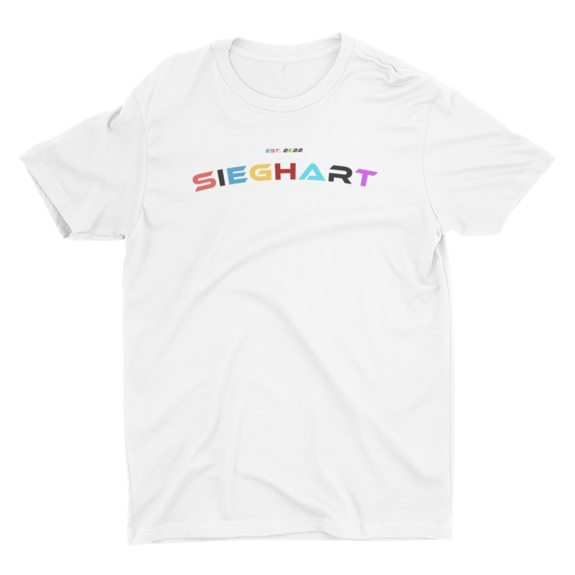 CAMISETA SIEGHART RAINBOW LOGO WHITE