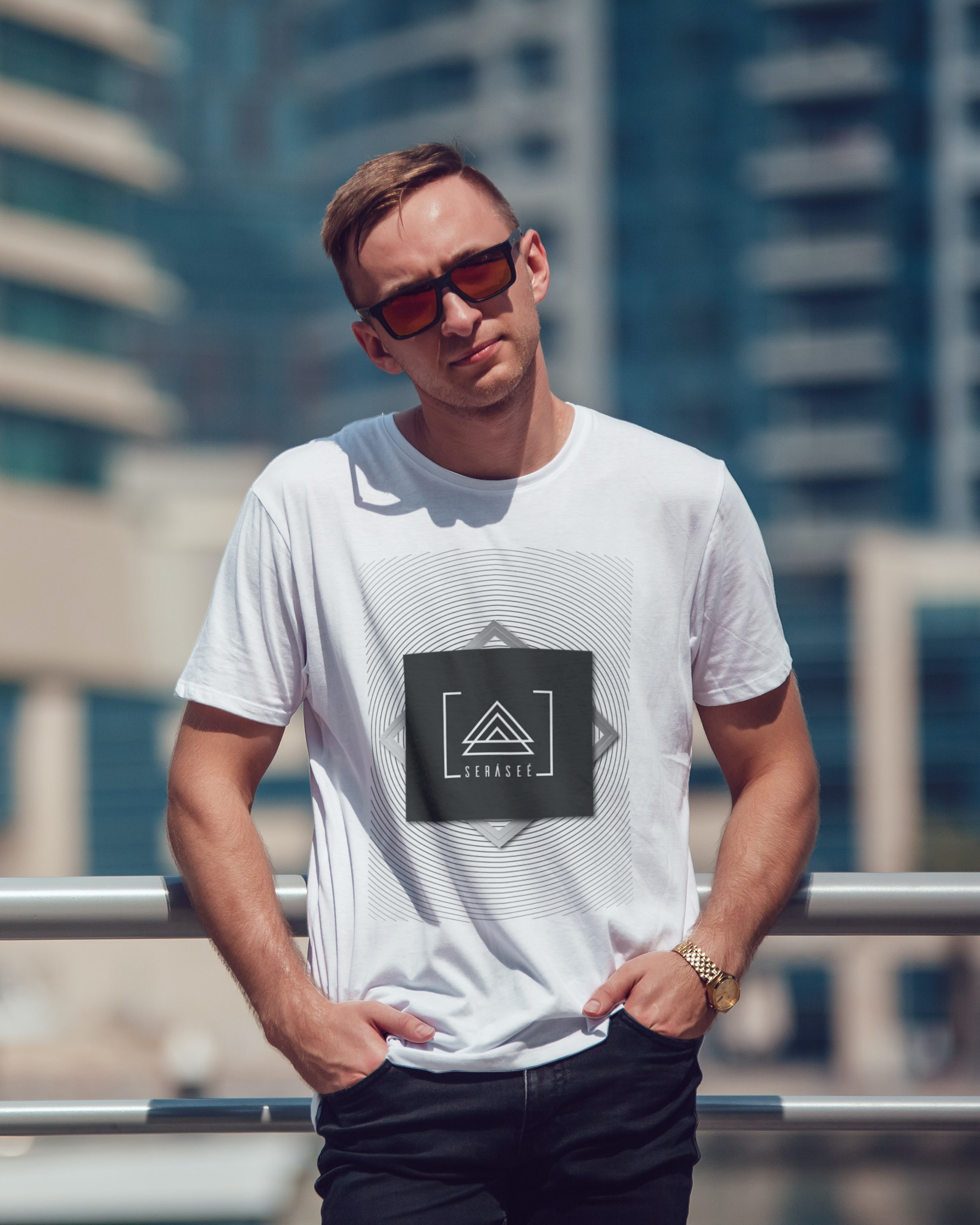 Camiseta Geometric Color - Seráseé