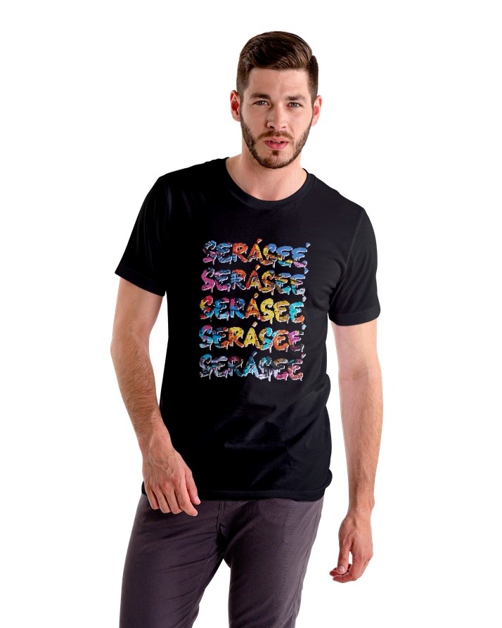 Camiseta Grafitti - Preta - Seráseé