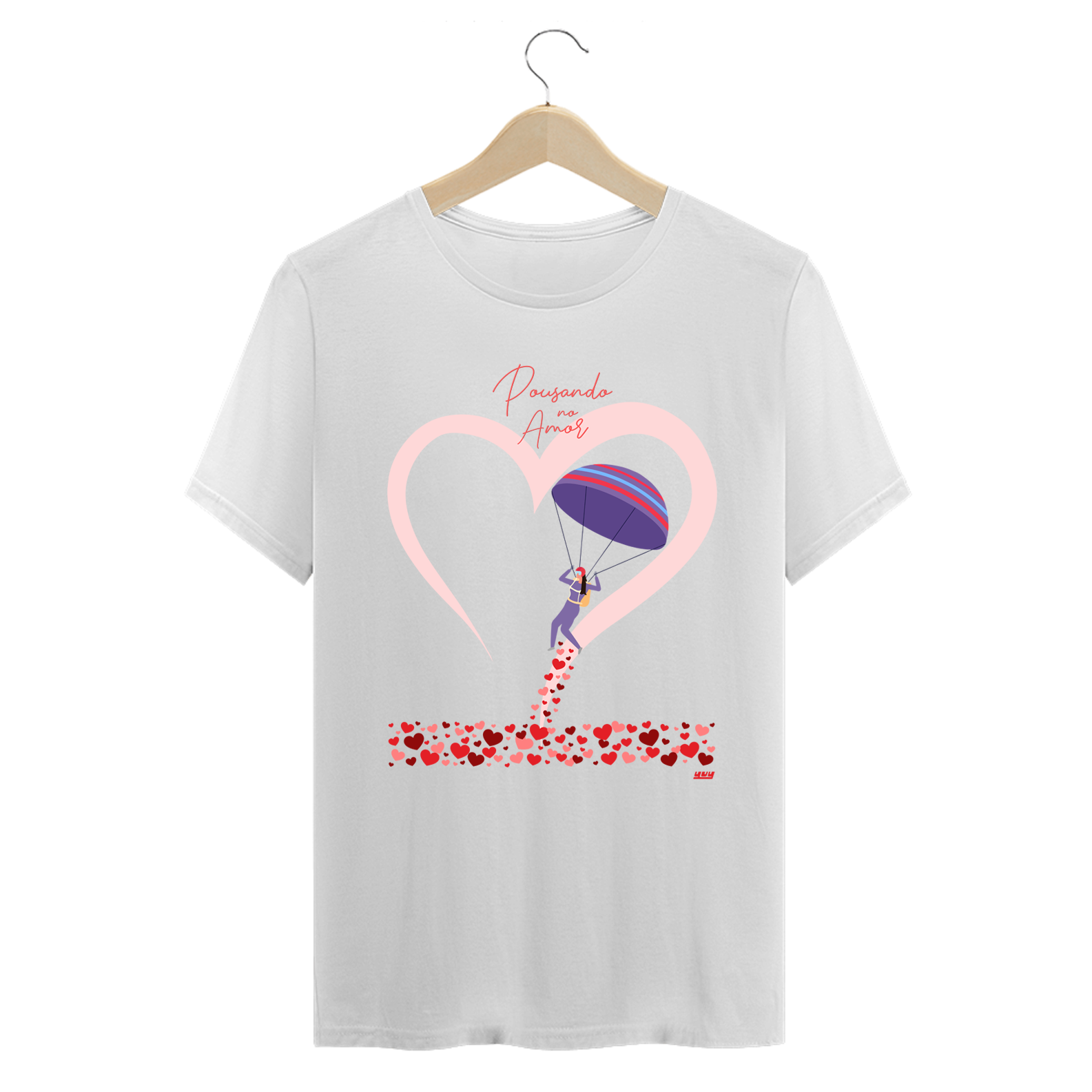 Nome do produto: Pousando no amor - heart