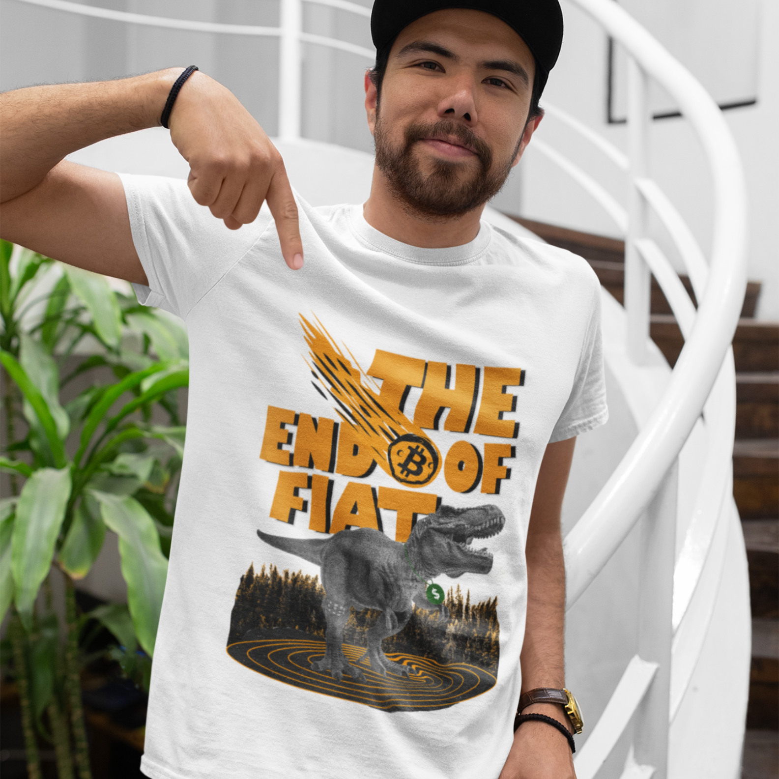 CAMISETA THE END OF FIAT BRANCA