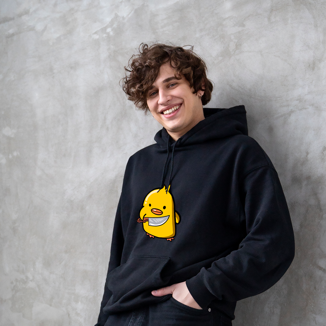 Nome do produto: Moleton Meme Pato Faca