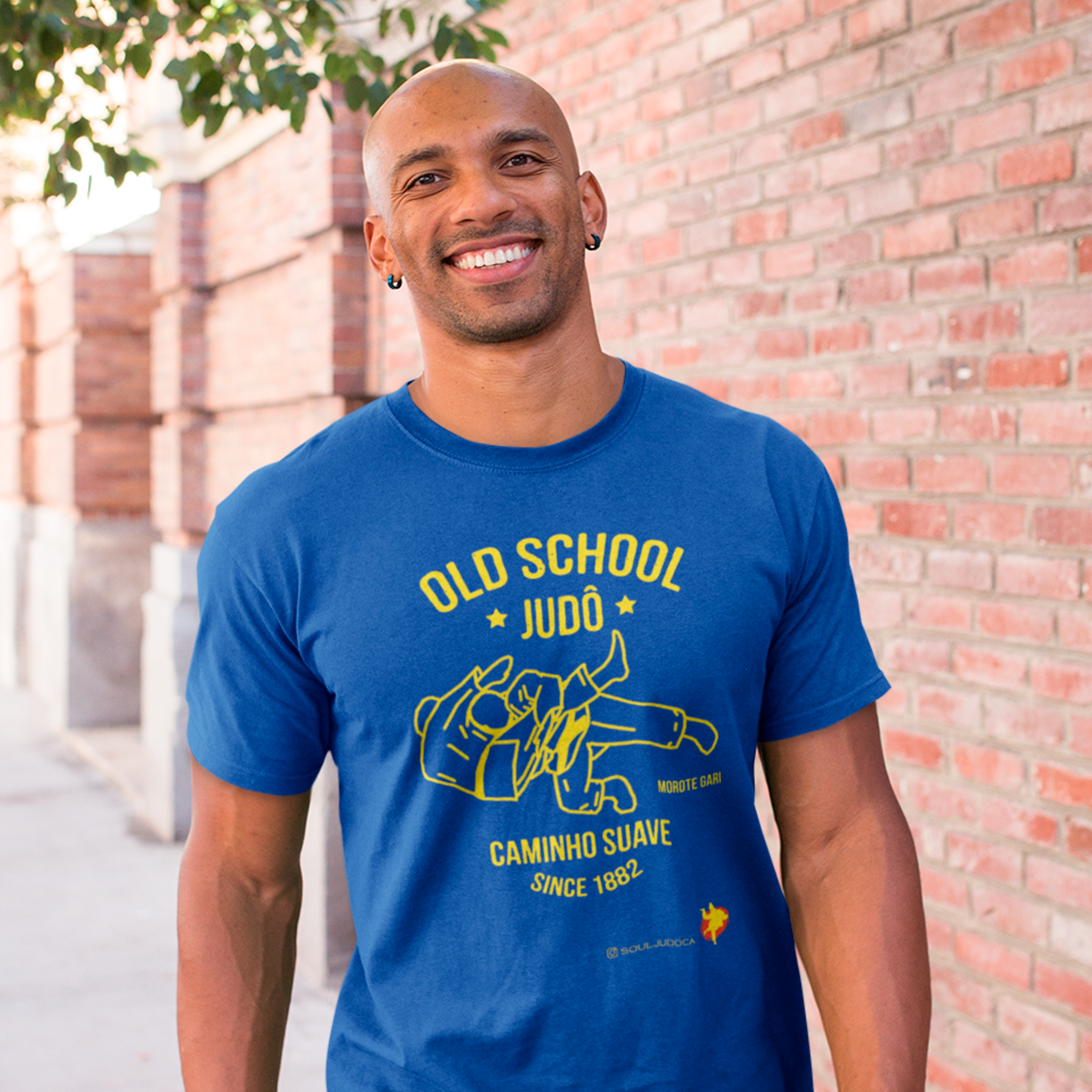 Camiseta Old School - Caminho Suave / yellow