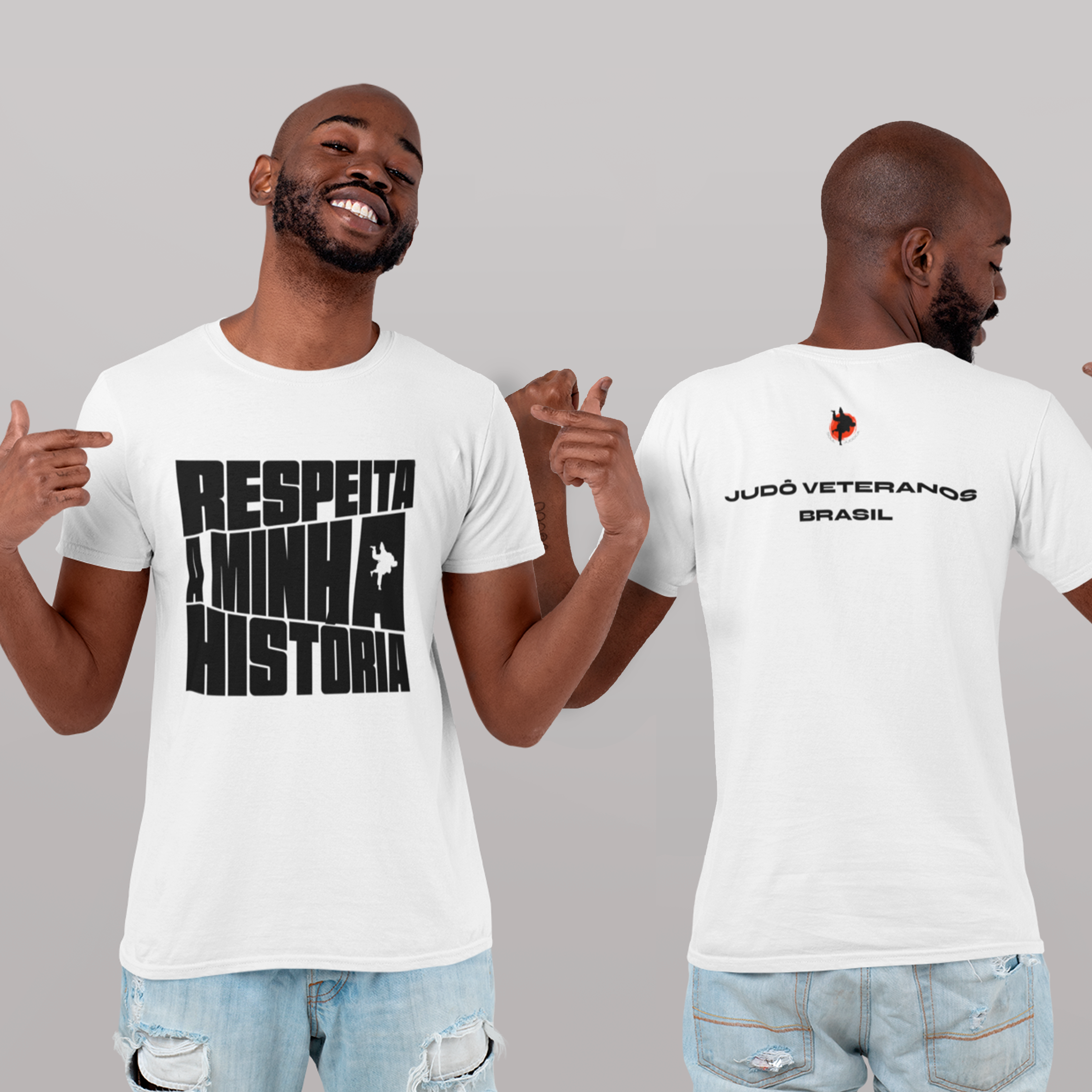 Camiseta Respeita Minha História - Veteranos