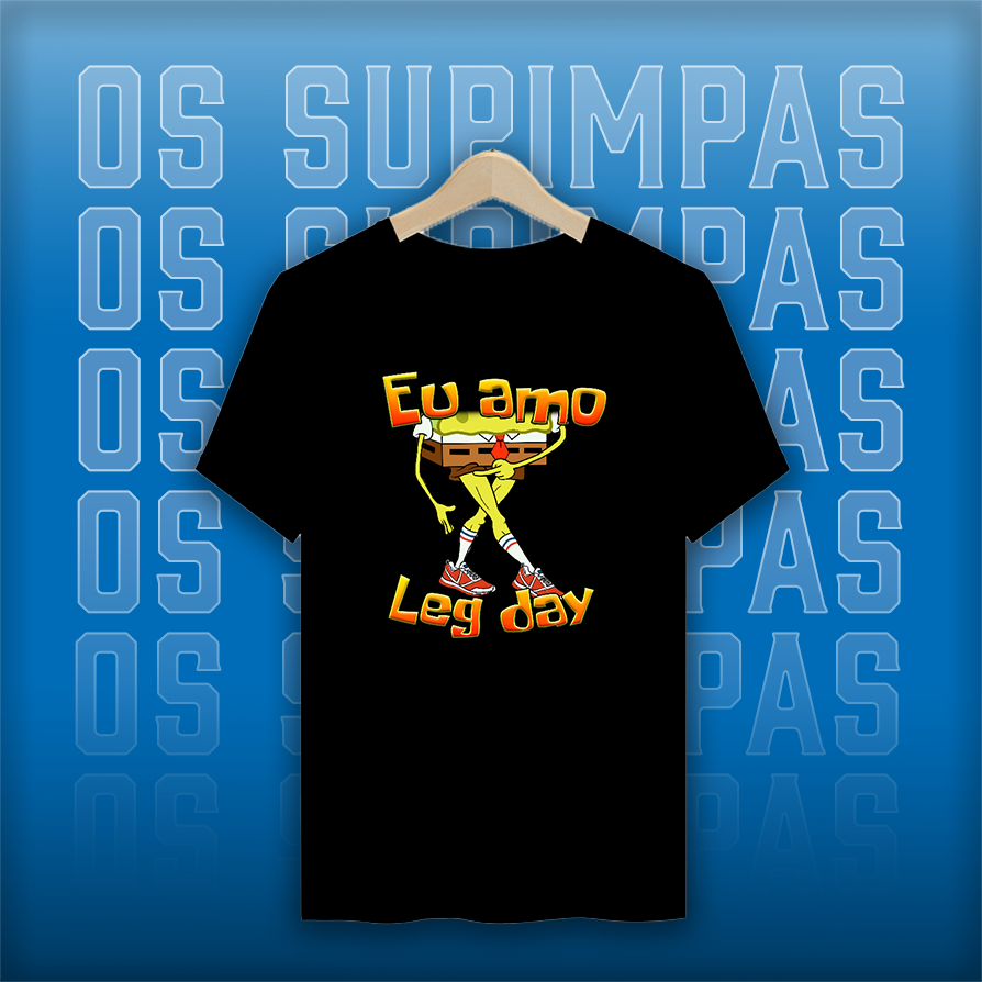 Camiseta Plus Size - Eu amo leg day 