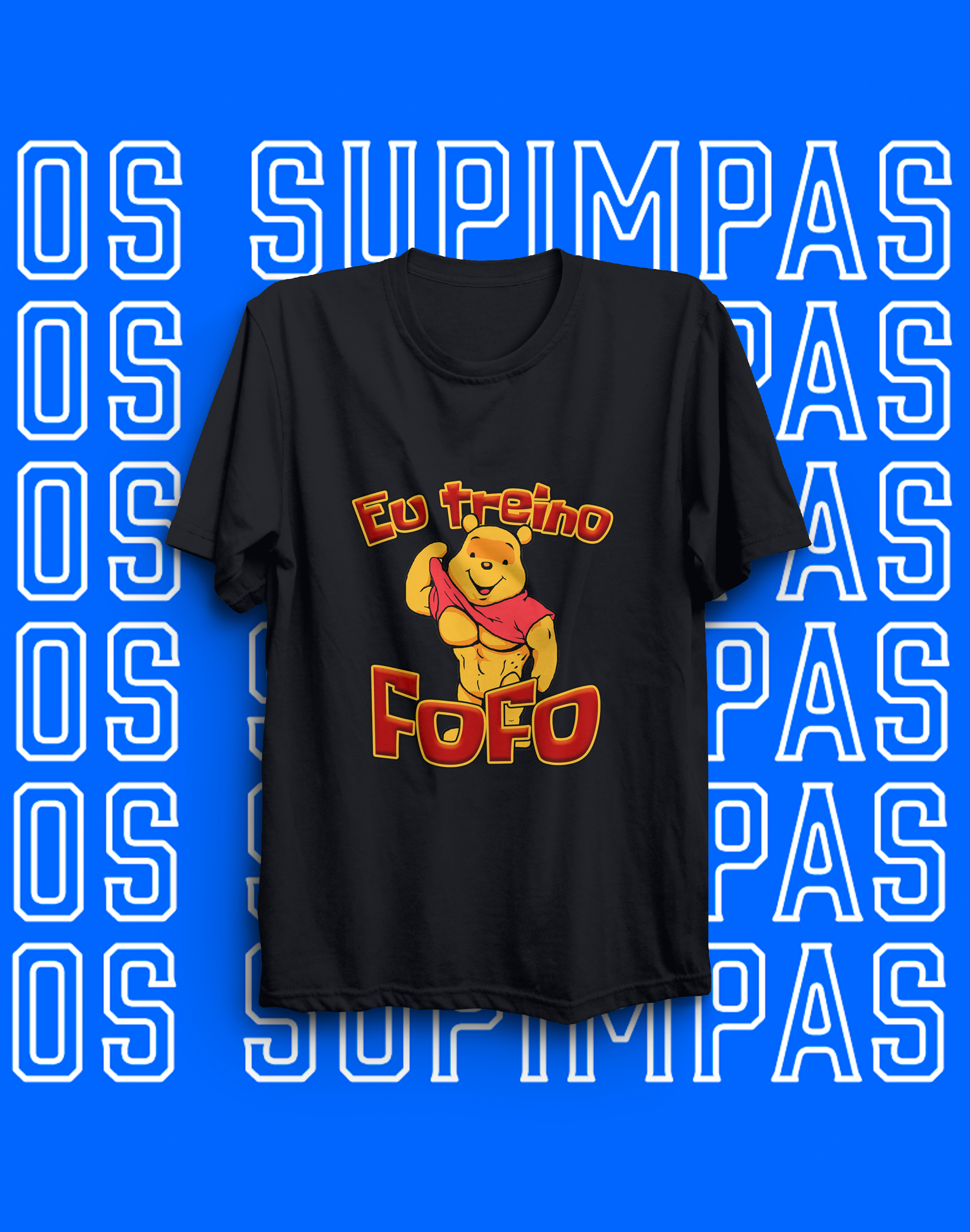 Camiseta - Eu treino fofo
