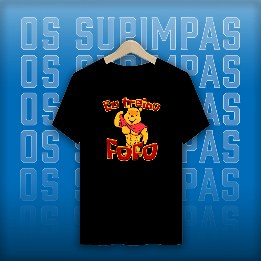 Camiseta Plus Size - Eu treino fofo