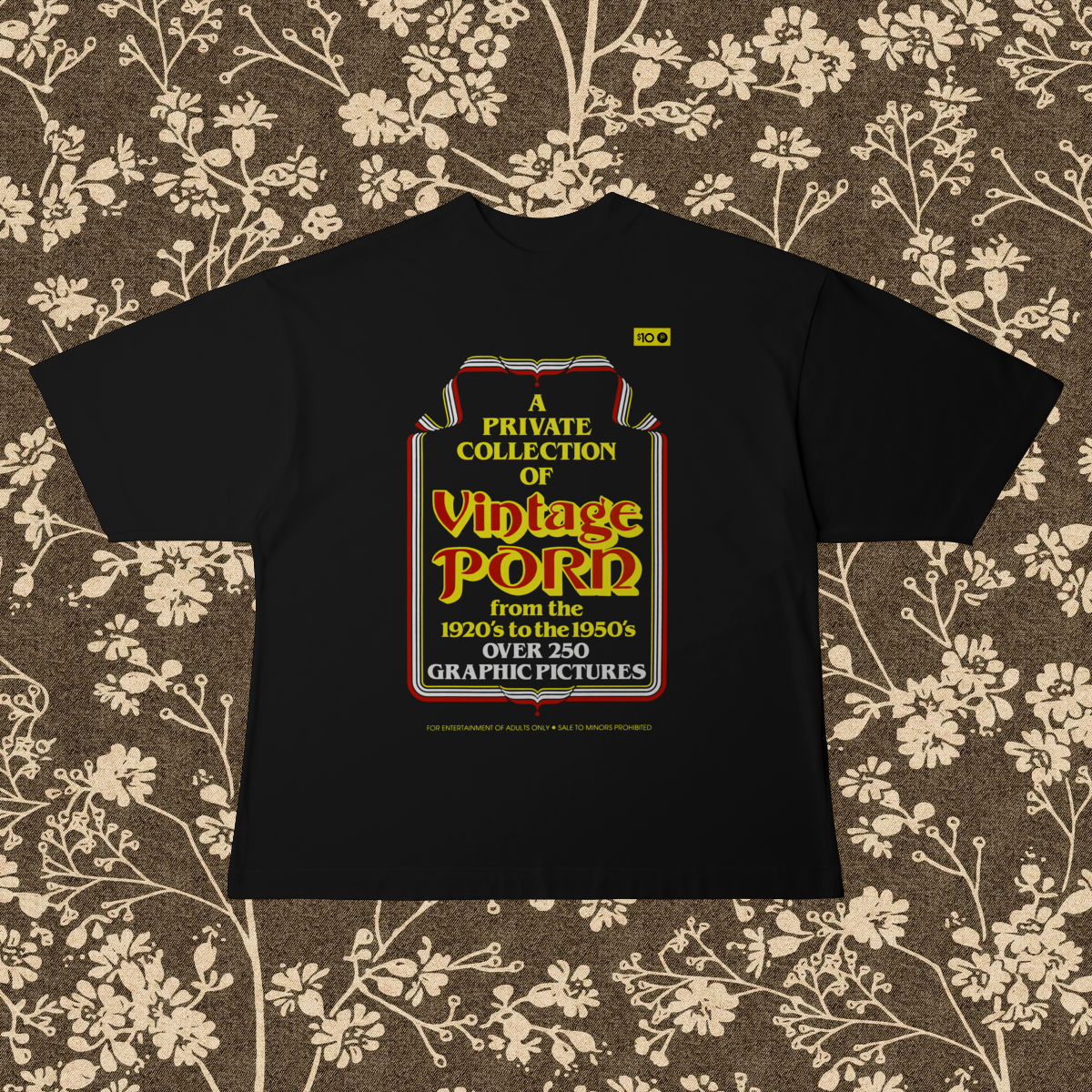 Nome do produto: Vintage Porn [Oversized Preta]